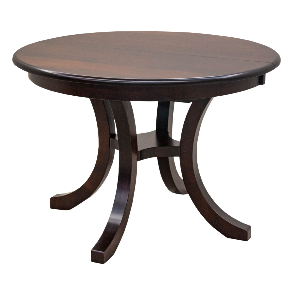 Carlisle Round Single Pedestal Maple Wood Extending Dining Table | RC