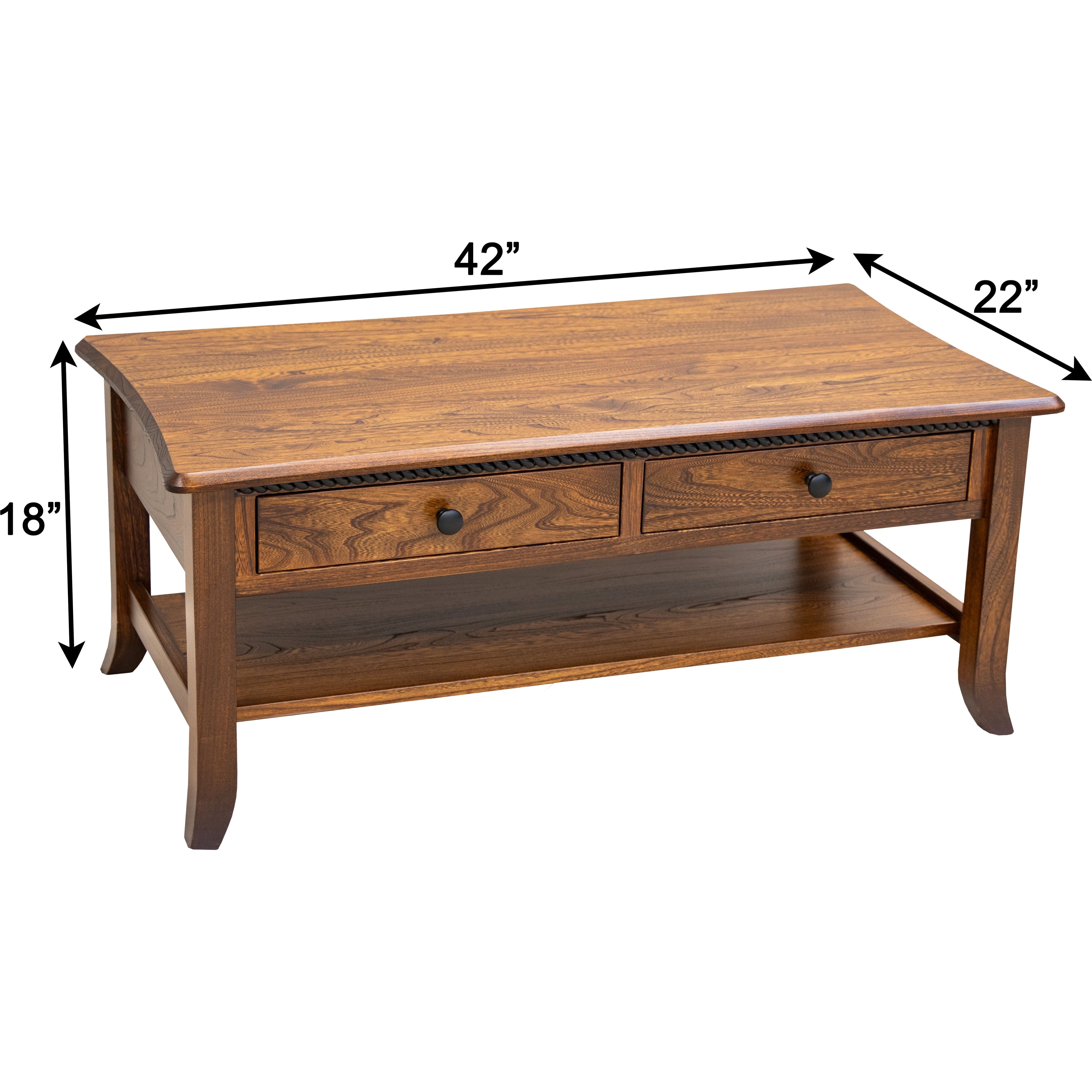 Plymouth Rectangle Open Coffee Table