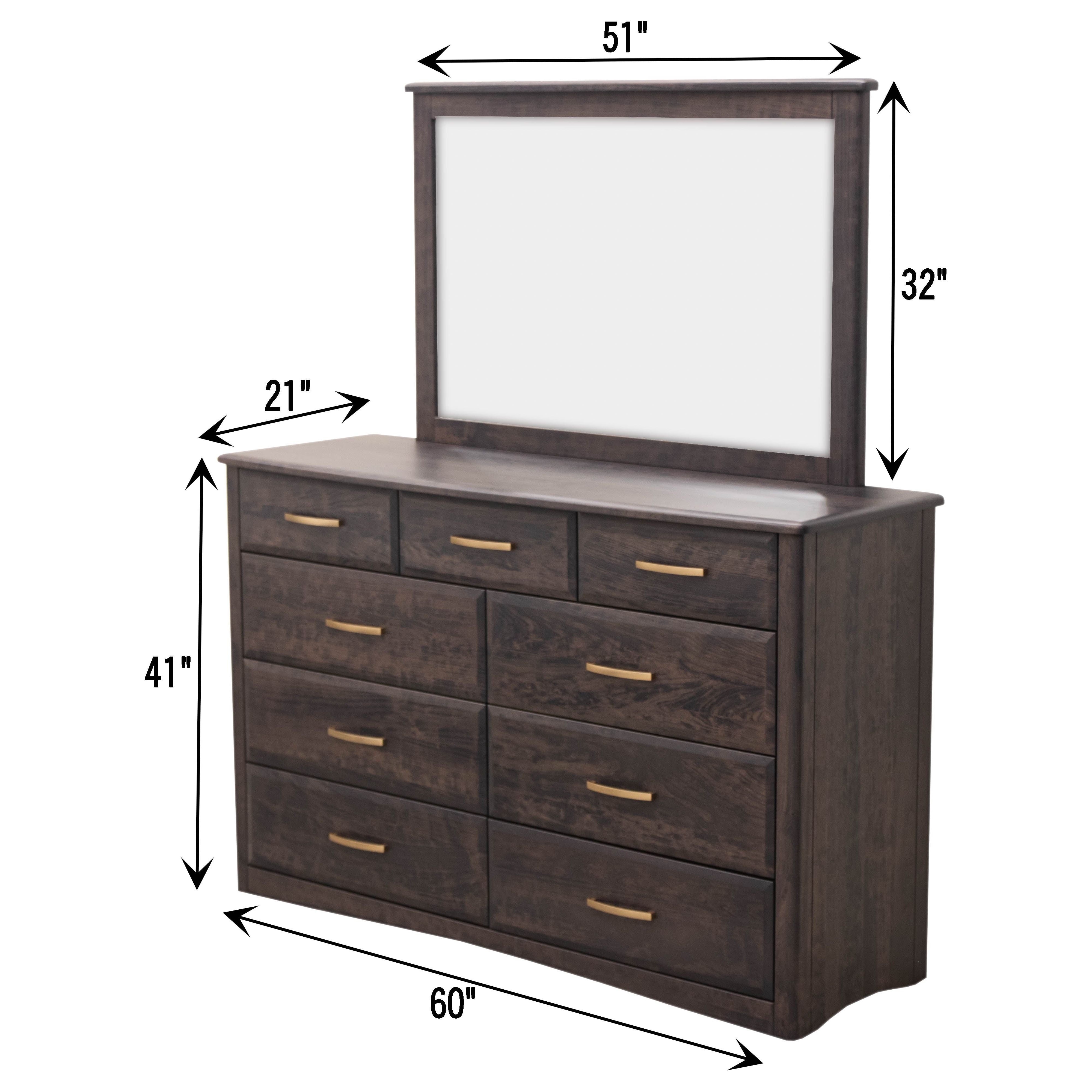 Carrington 9-Drawer Tall Dresser