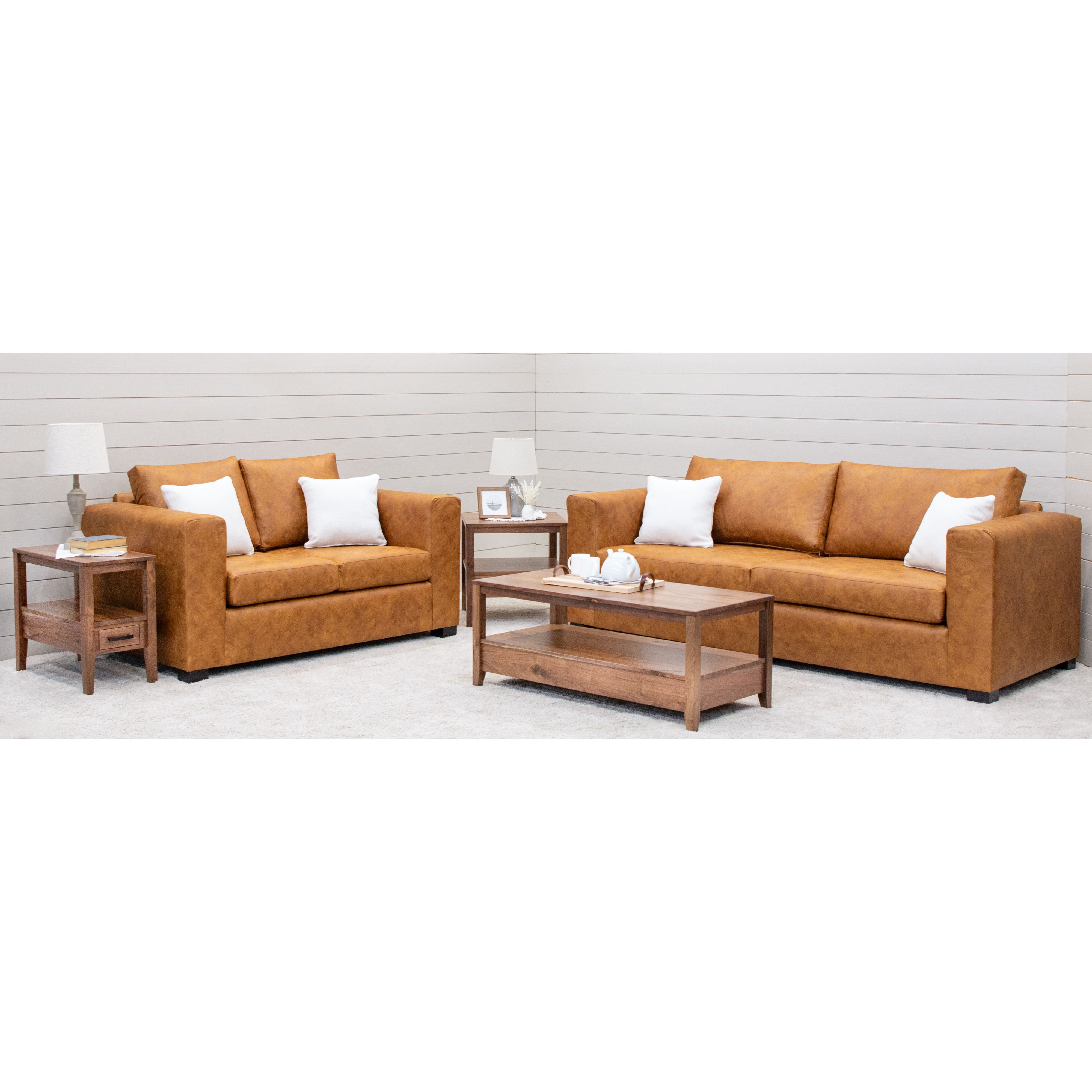 Century Rustic Walnut Wood Open Sofa Table Century Rustic Walnut Wood Open Sofa Table