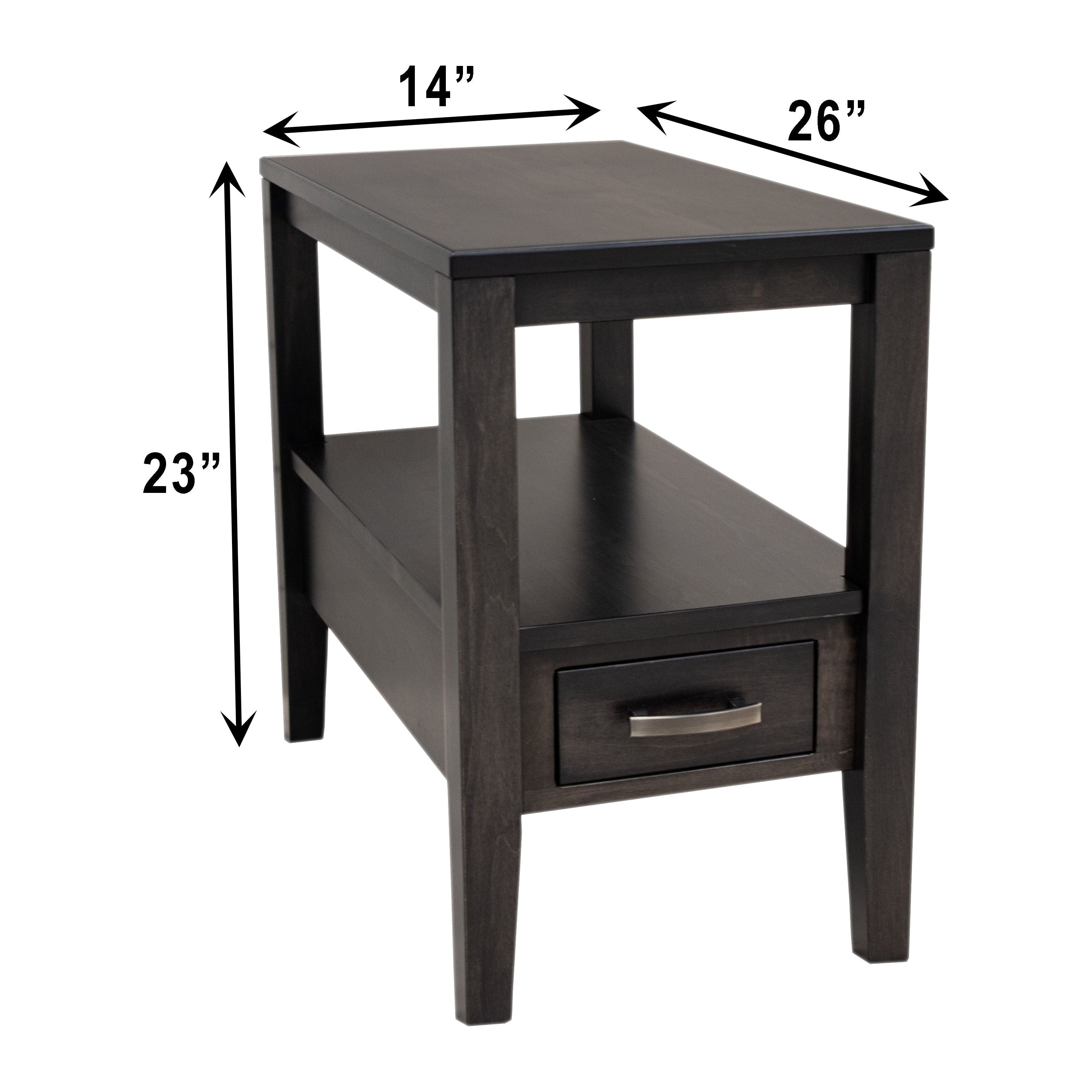 Century Small Rectangle Open End Table