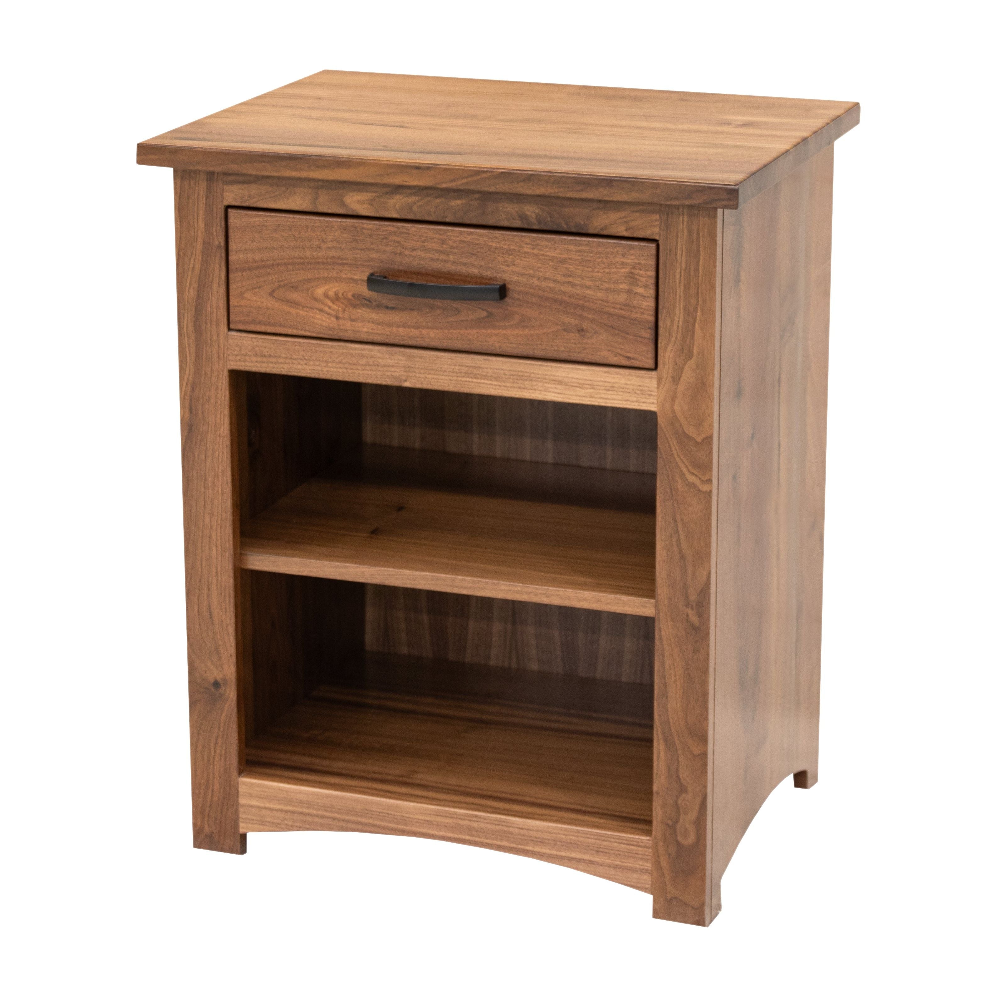 Weston 1-Drawer, Open Nightstand