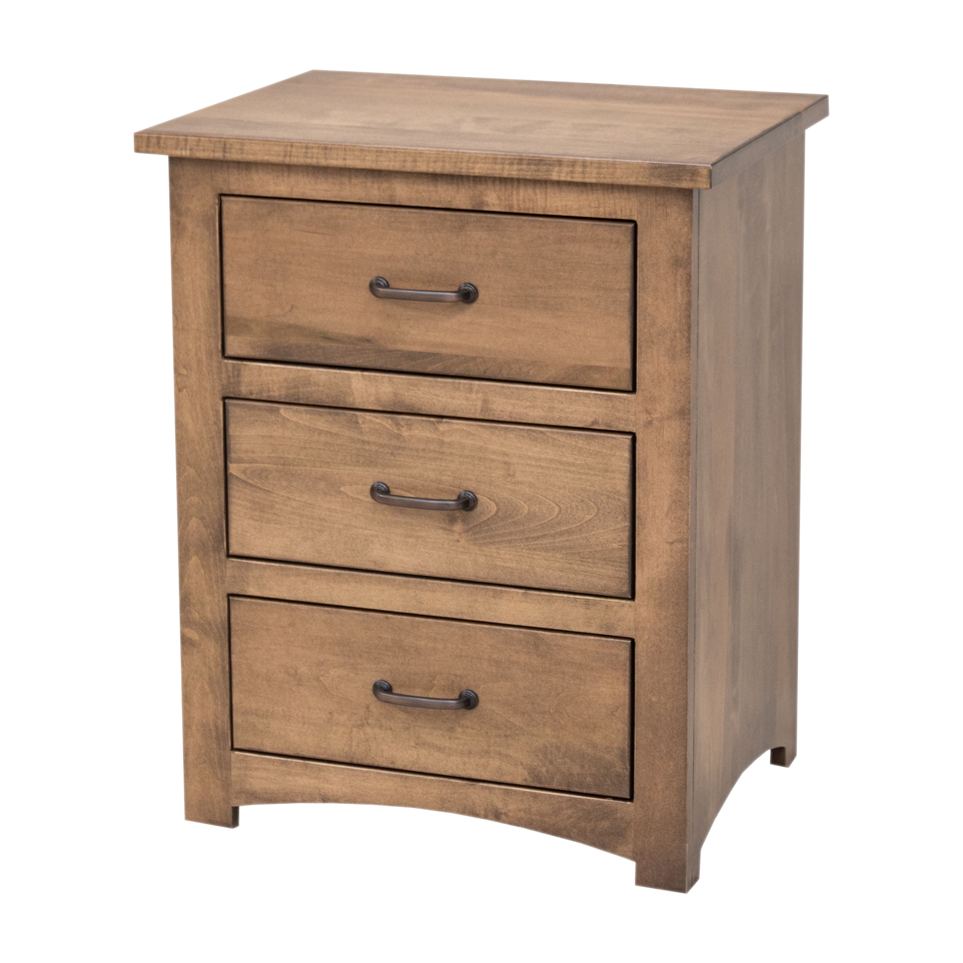 Weston 3-Drawer Nightstand