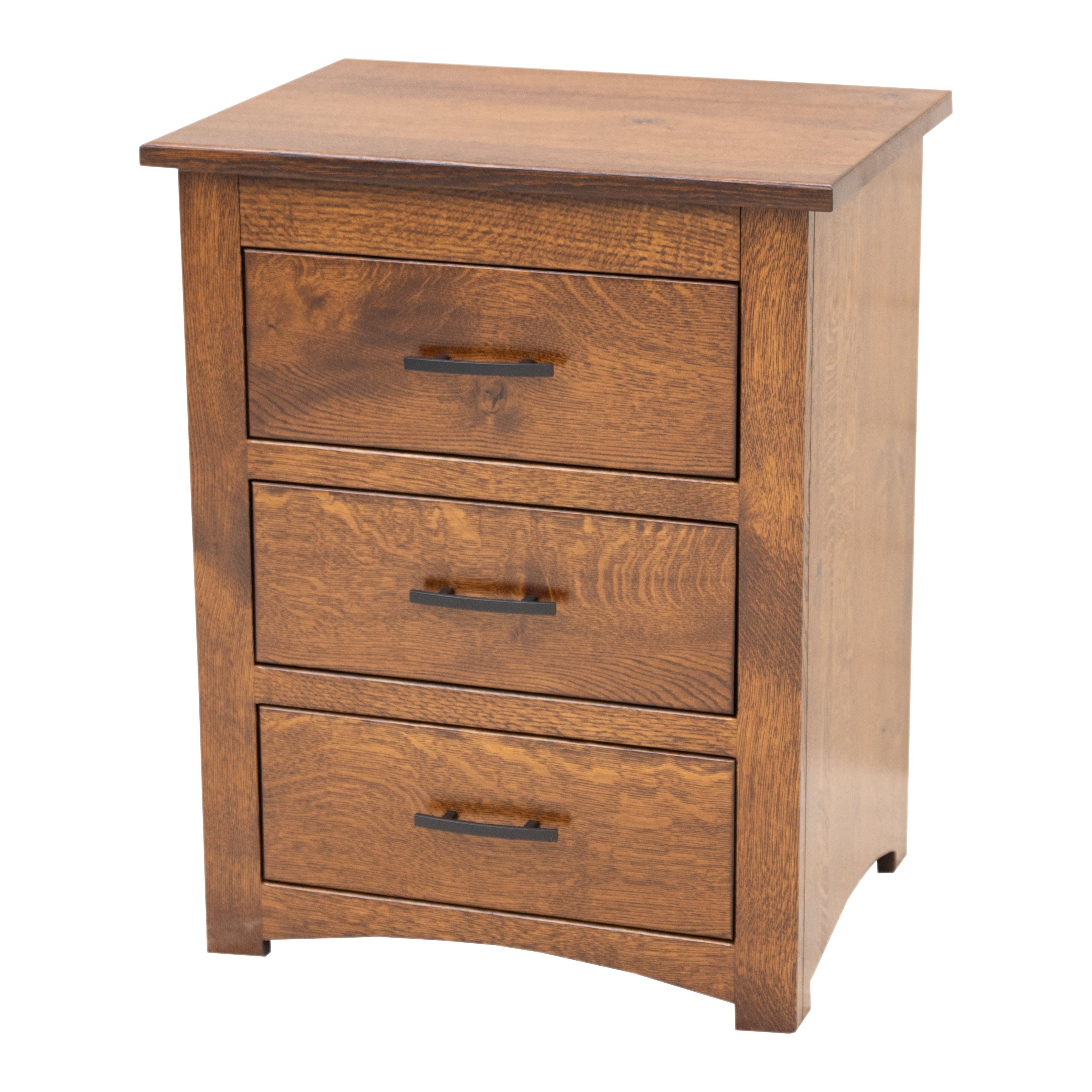 Weston 3-Drawer Nightstand