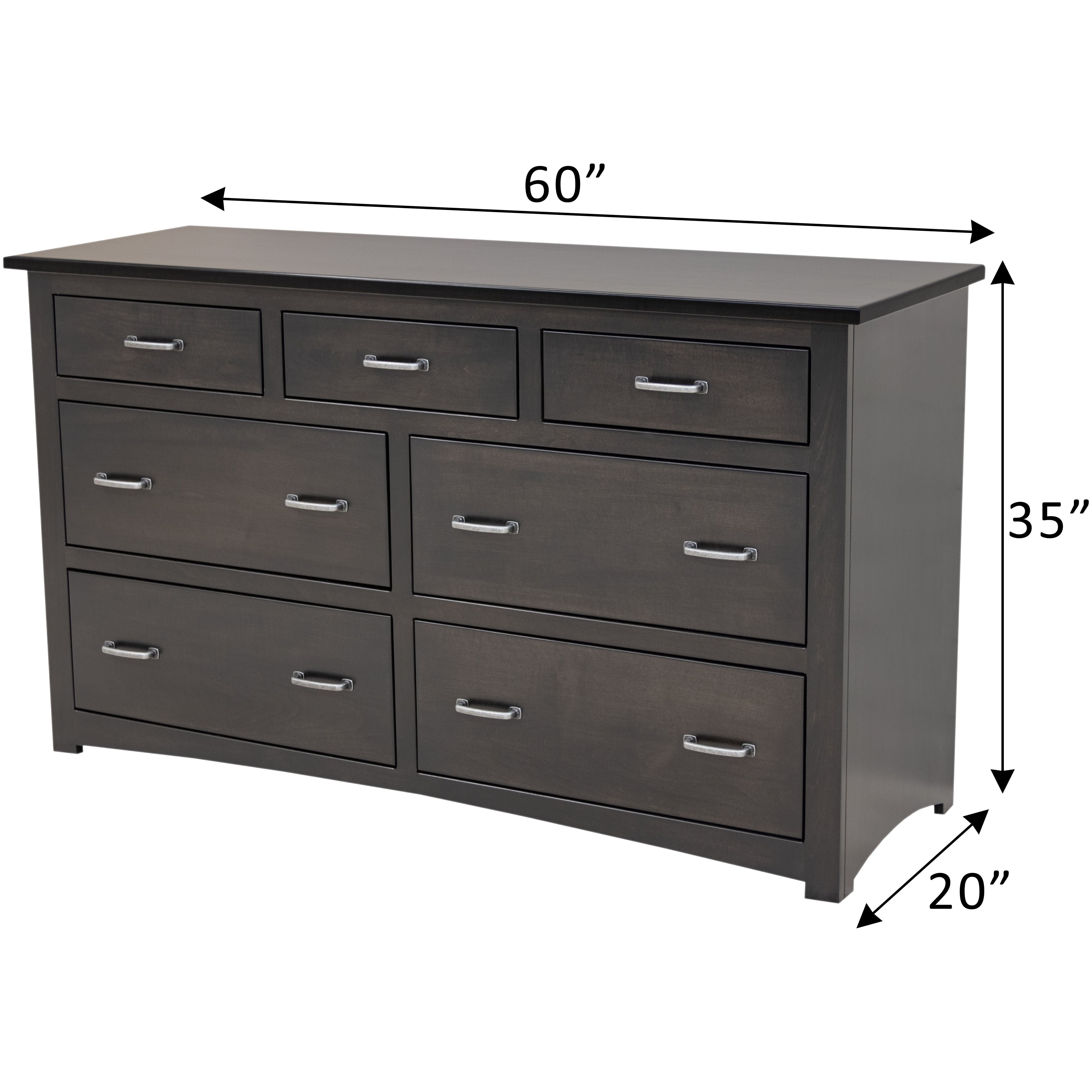 Weston 7-Drawer Low Dresser