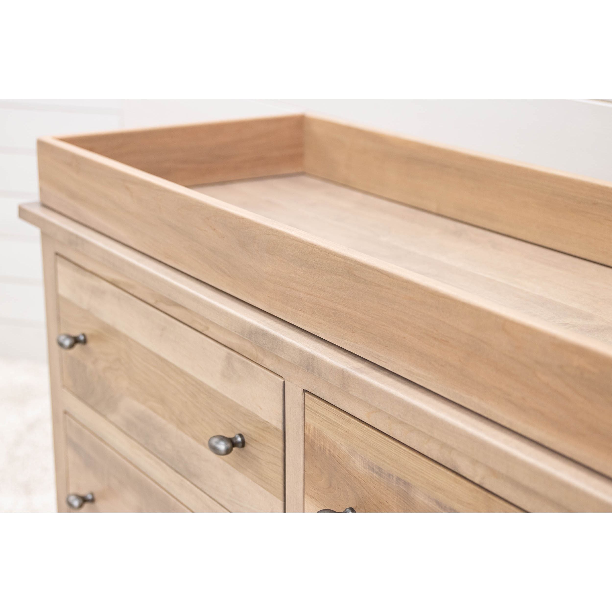 Weston Maple Wood 6-Drawer Nursery Dresser with Changing Topper | DS