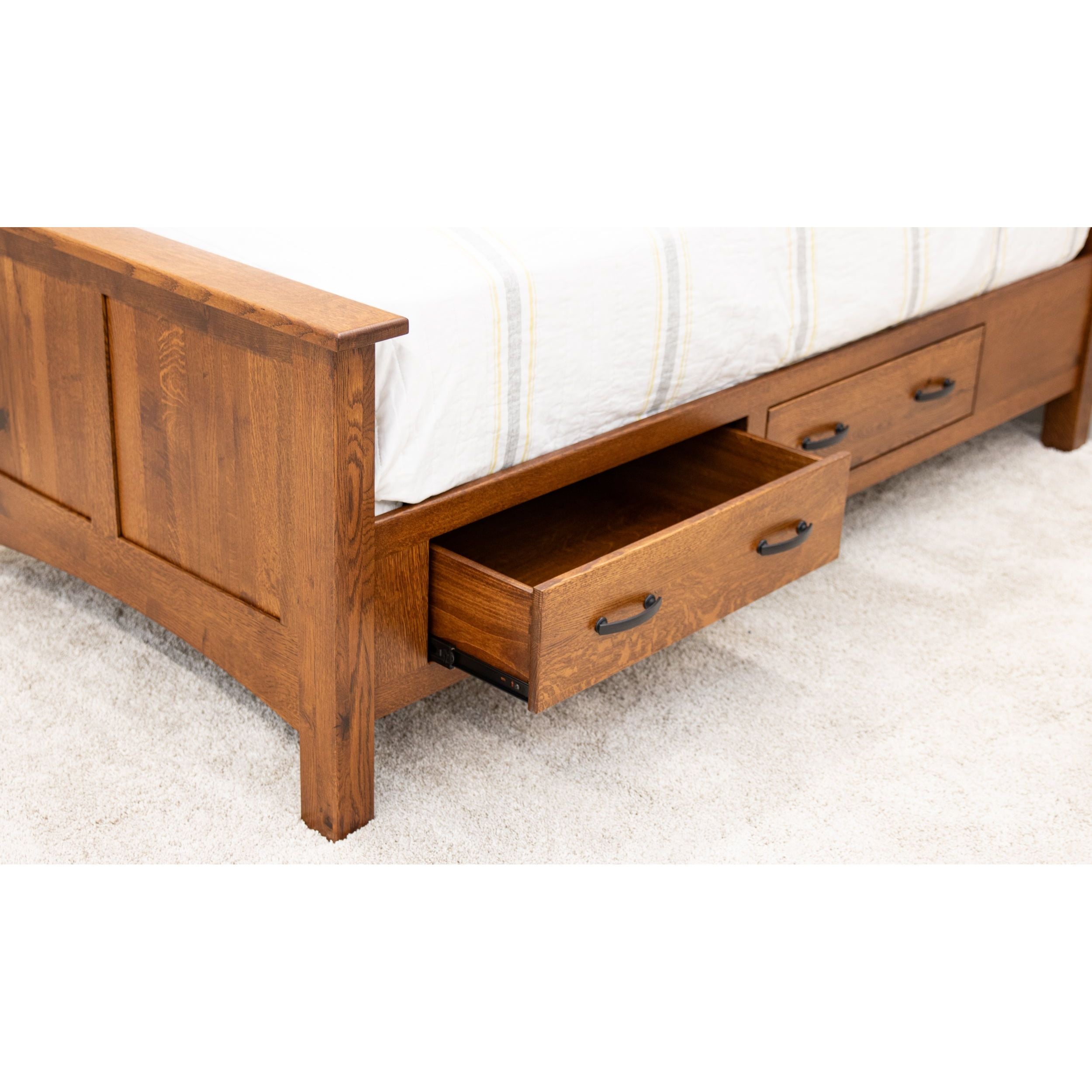 DCF Mission Twin Storage Platform Bed