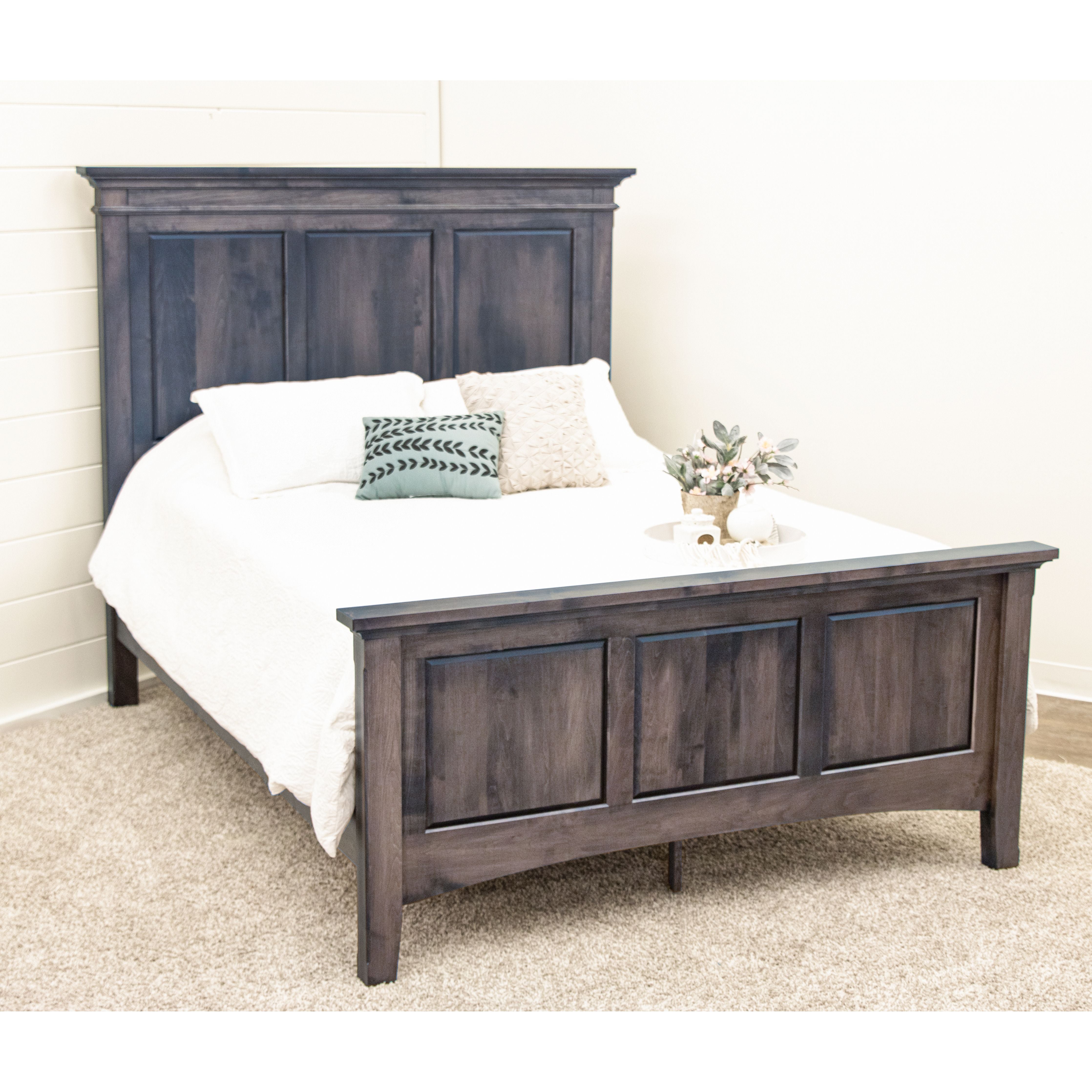 Denali Full Maple Wood Storage Platform Panel Bed | GS