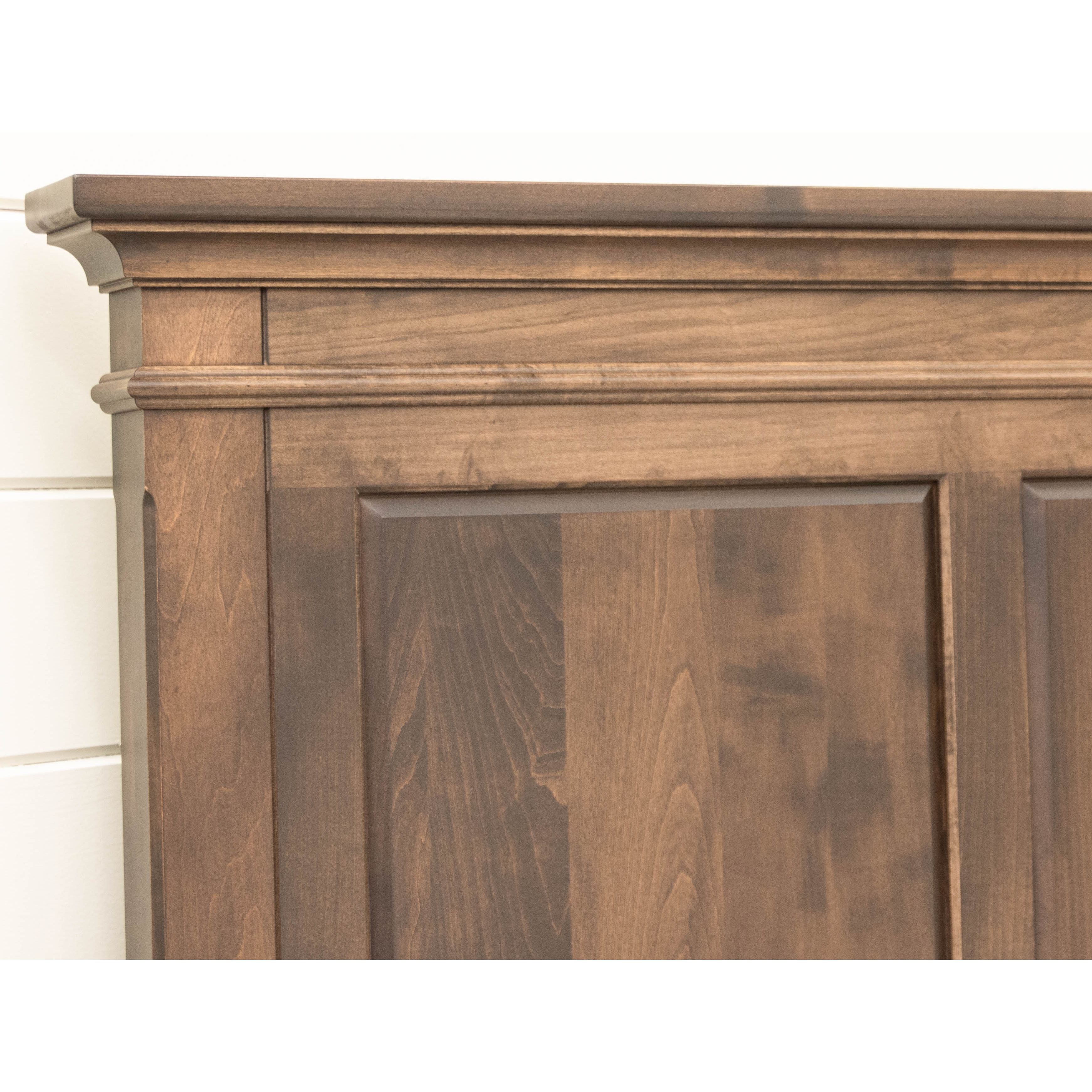 Denali Queen Maple Wood Storage Platform Panel Bed | CO
