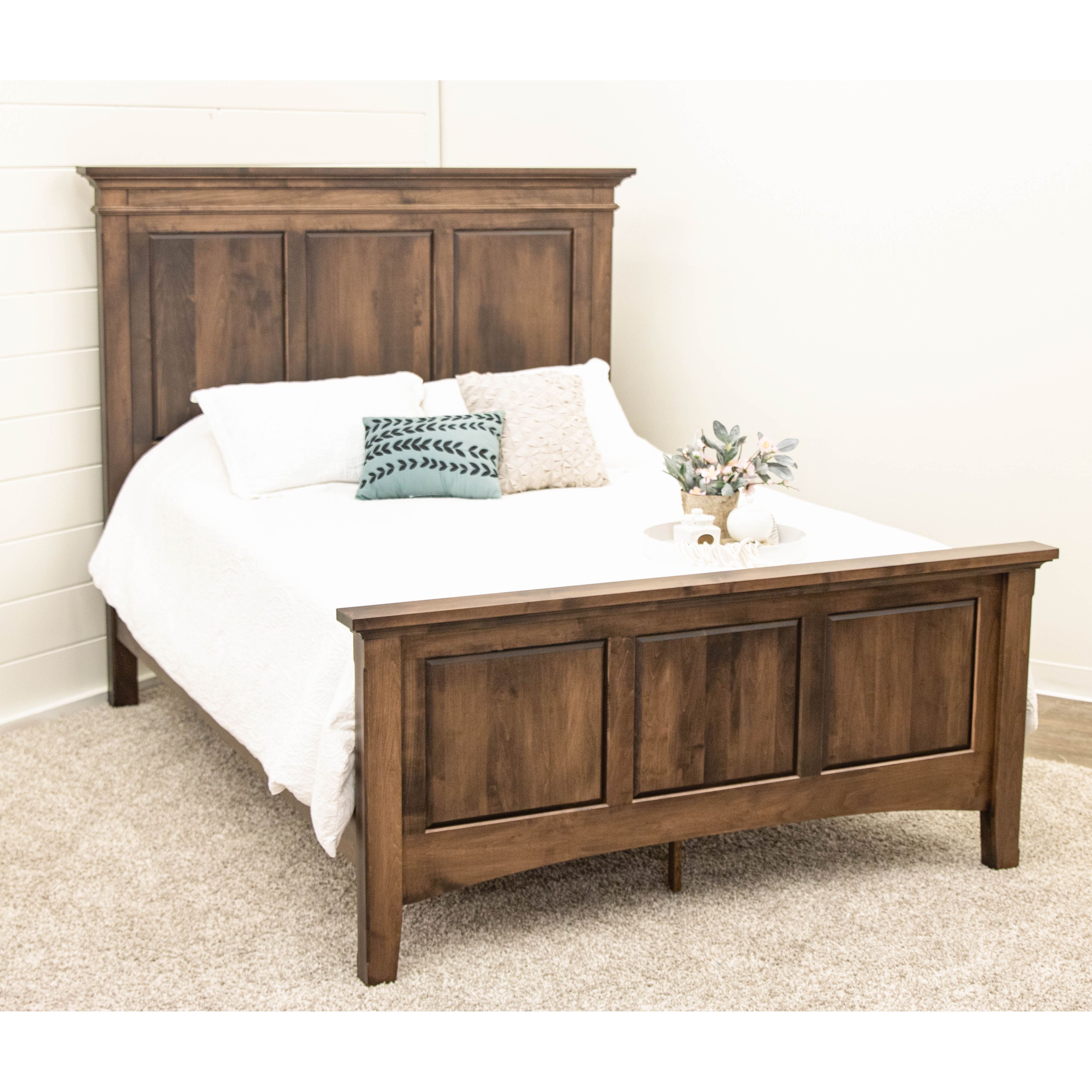 Denali Queen Maple Wood Storage Platform Panel Bed | CO