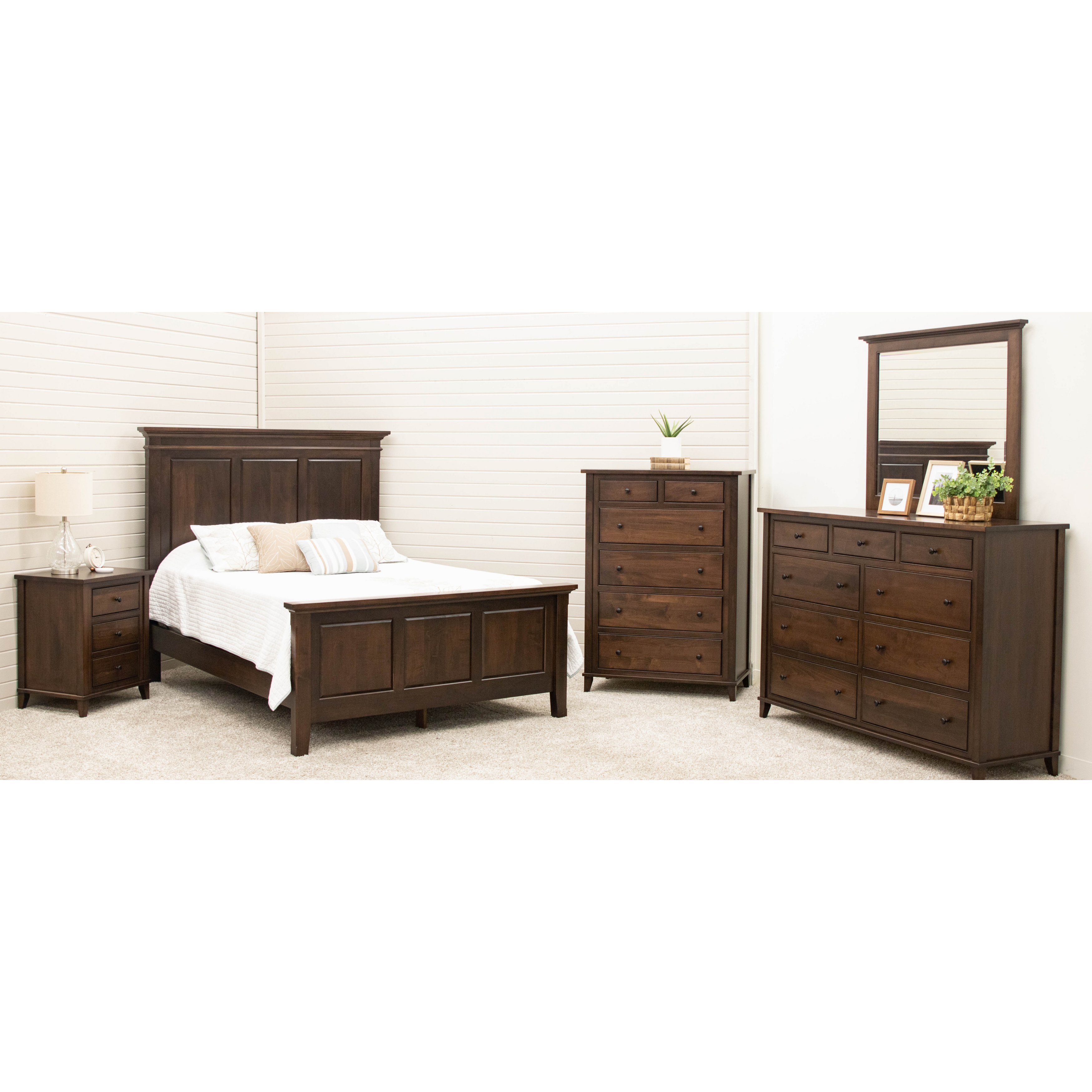 Denali Solid Wood Panel Headboard Only