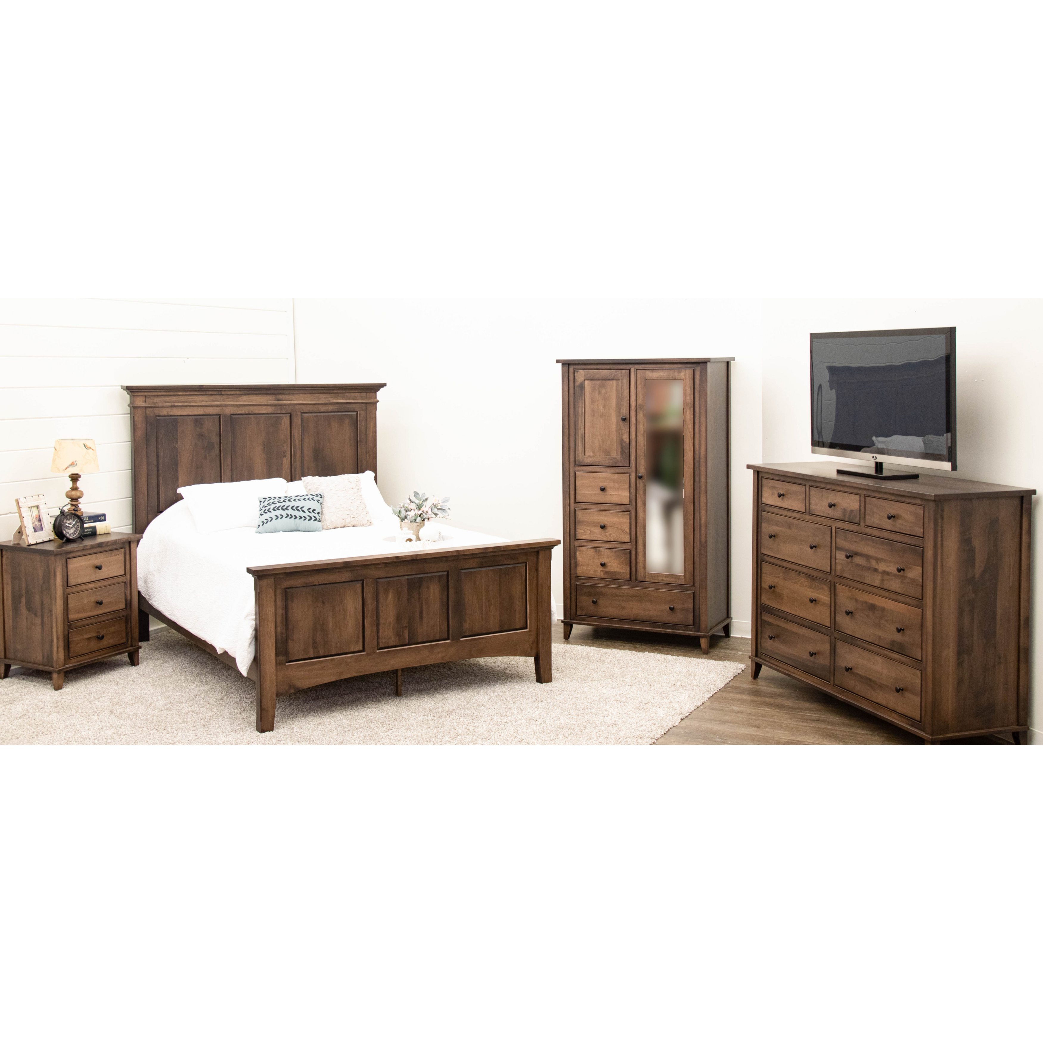 Denali Solid Wood Panel Headboard Only