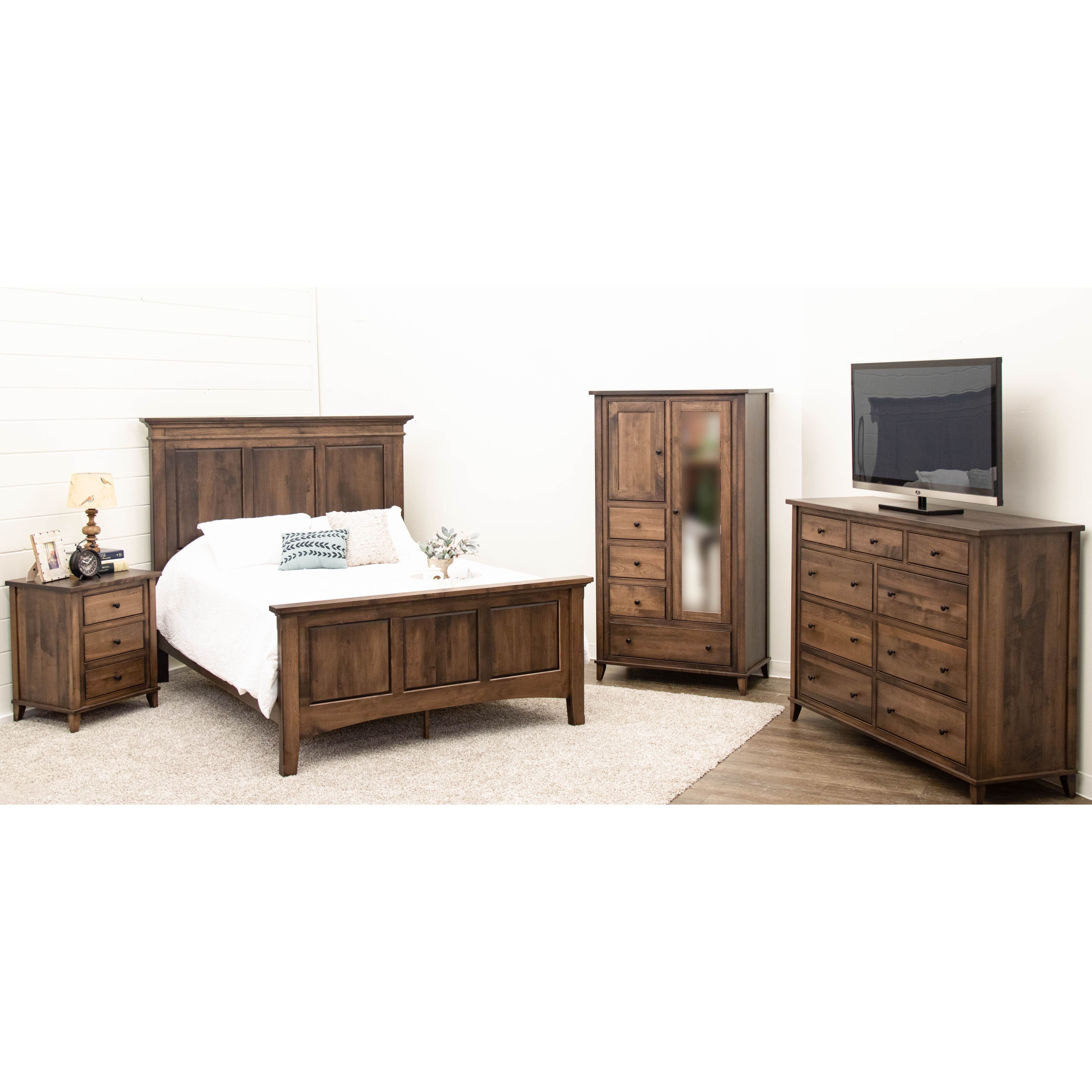 Denali Maple Wood 3-Drawer Nightstand | CO