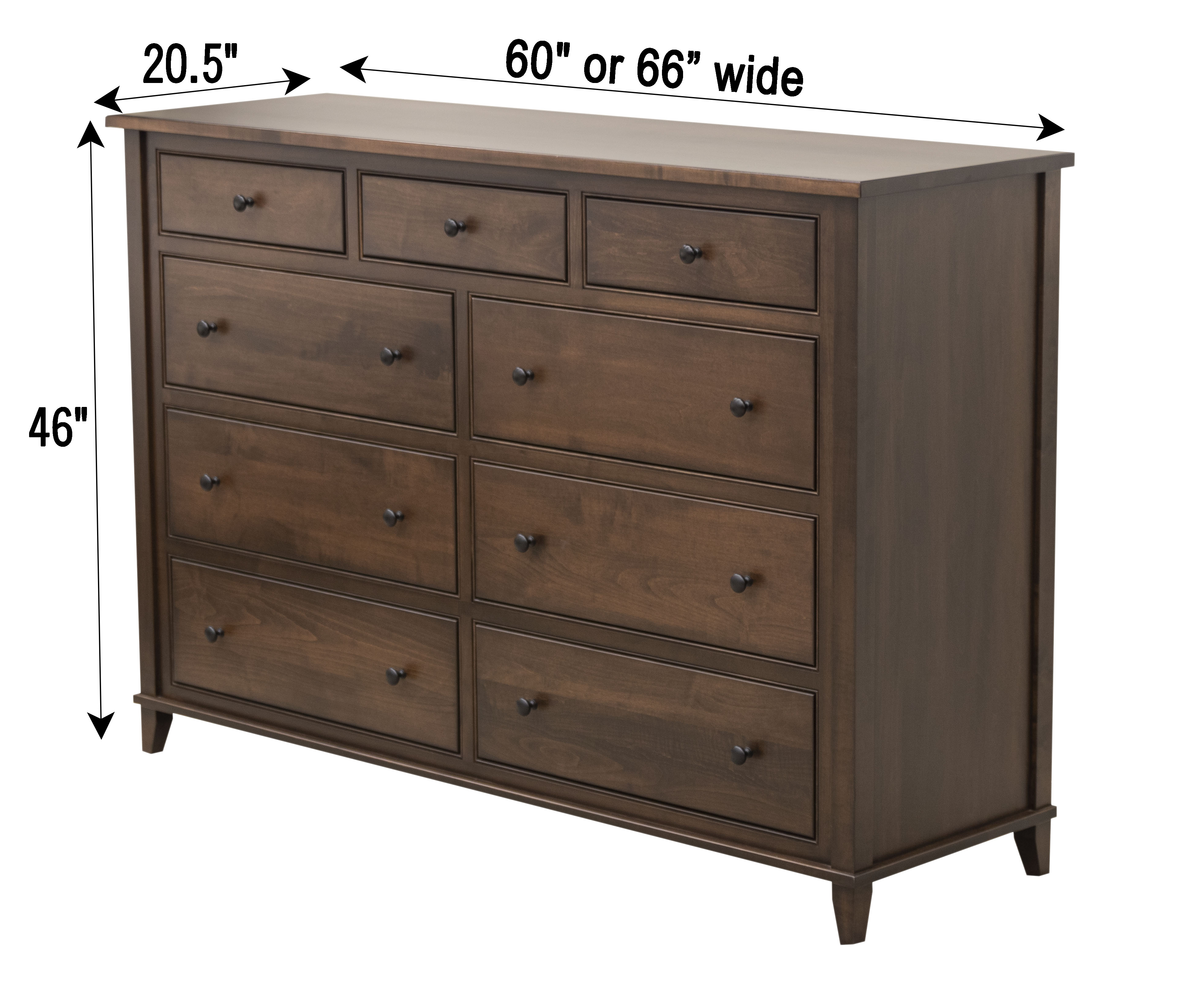 brown dresser Noak Mid Century Modern - 6 Drawer yet youll get the quality craftsmanship typically found in higher Broachmyn - Six Drawer Dresser