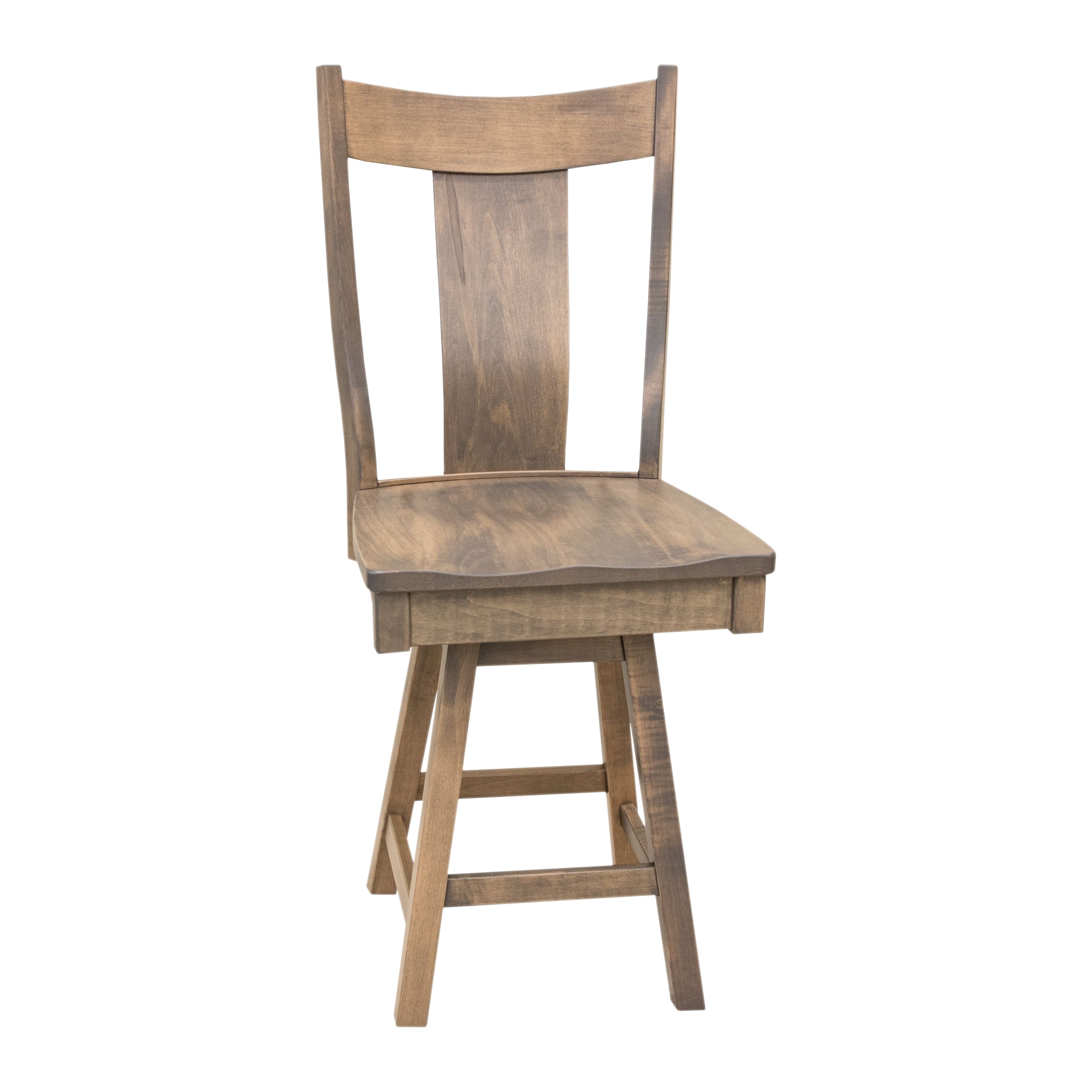 Eagle 24" Maple Wood Swivel Bar Stool | SP