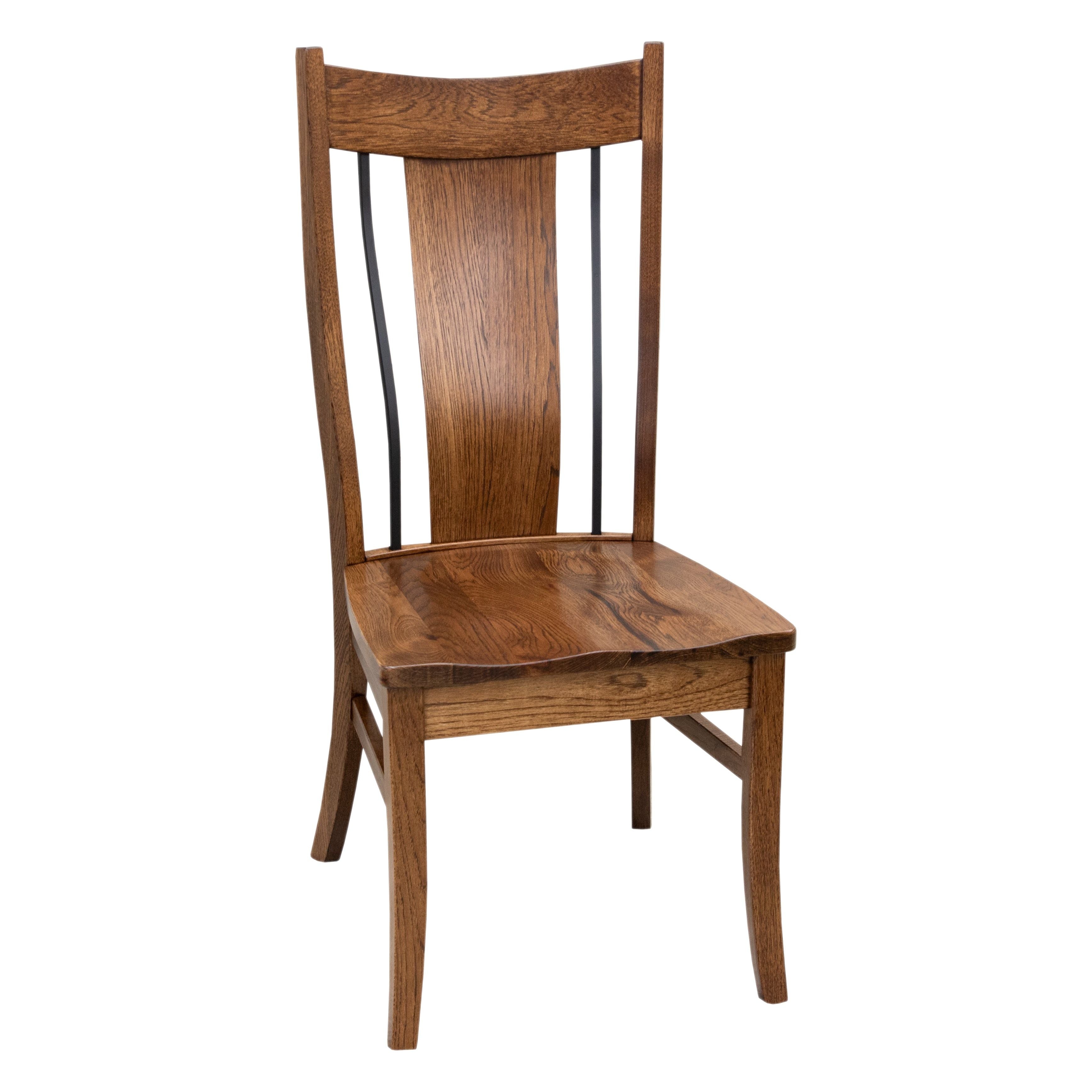 Eagle Side Dining Chair with Wrought Iron