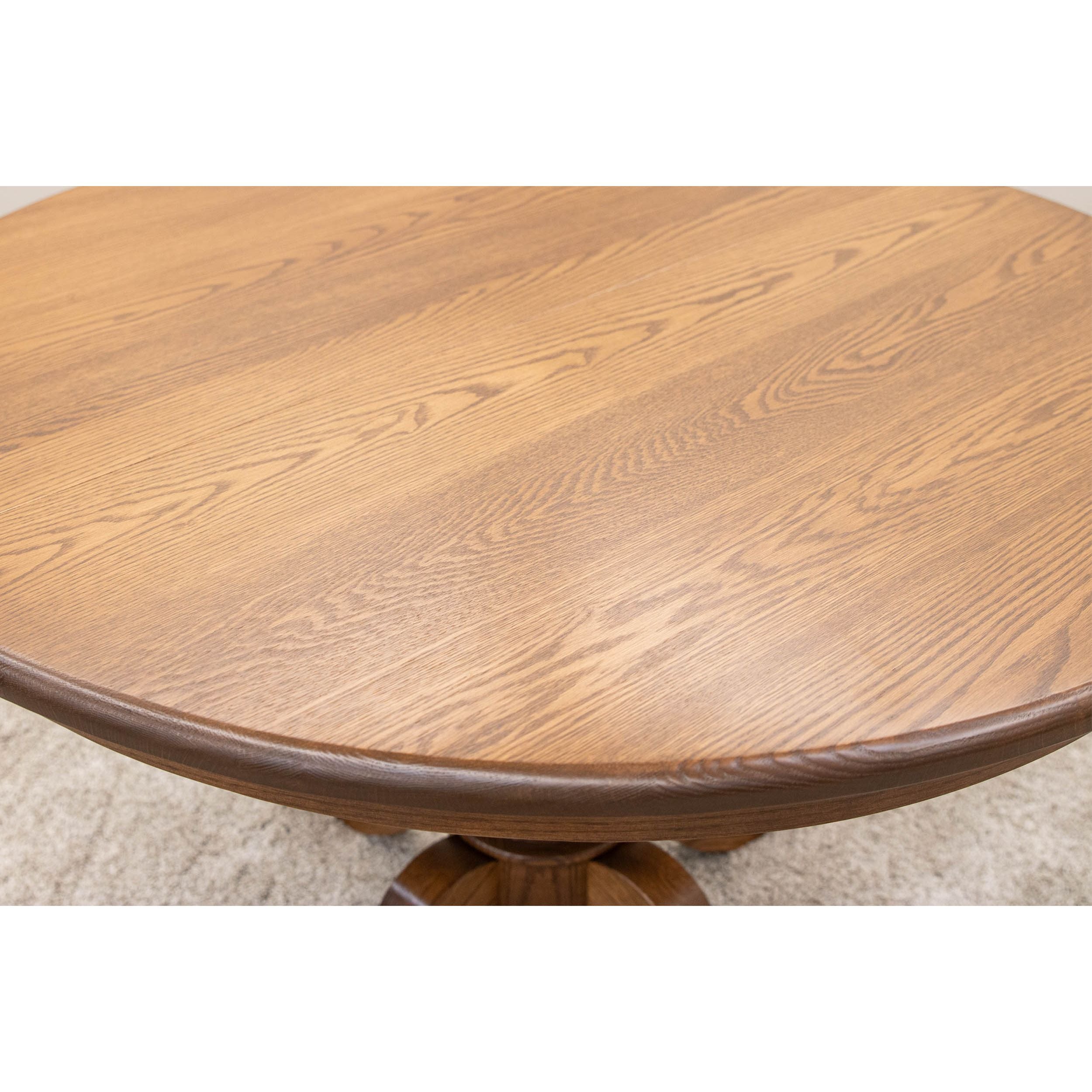 Ellington Round Oak Wood Extending Dining Table | HC