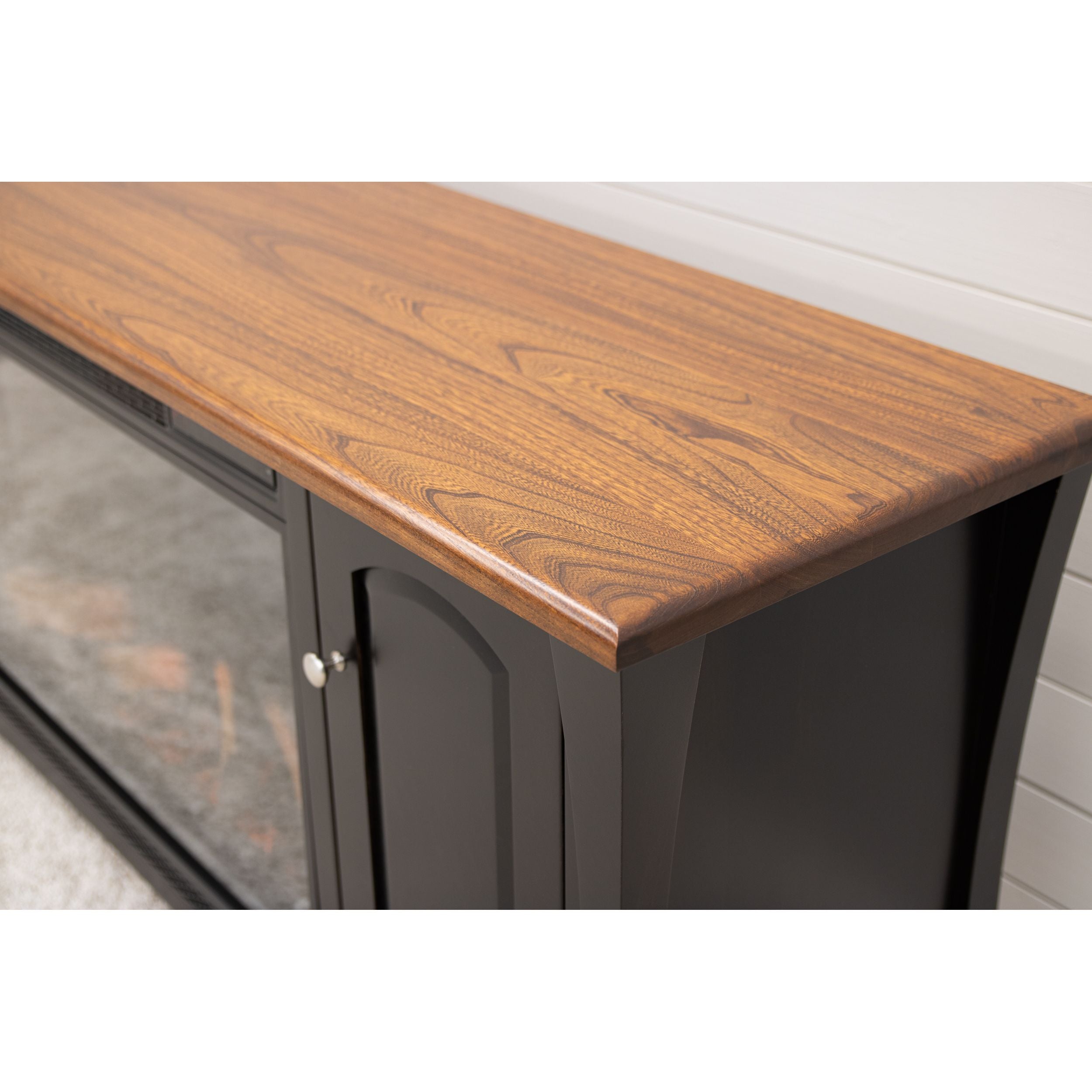Brooklyn 72" TV Console with Electric Fireplace Insert