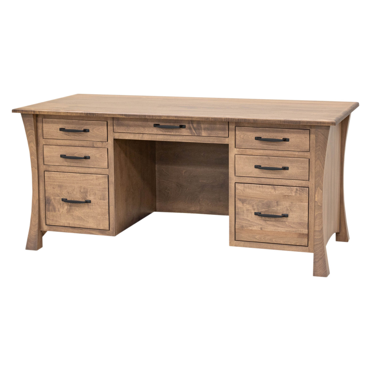 Brooklyn Maple Wood Executive Desk | WB