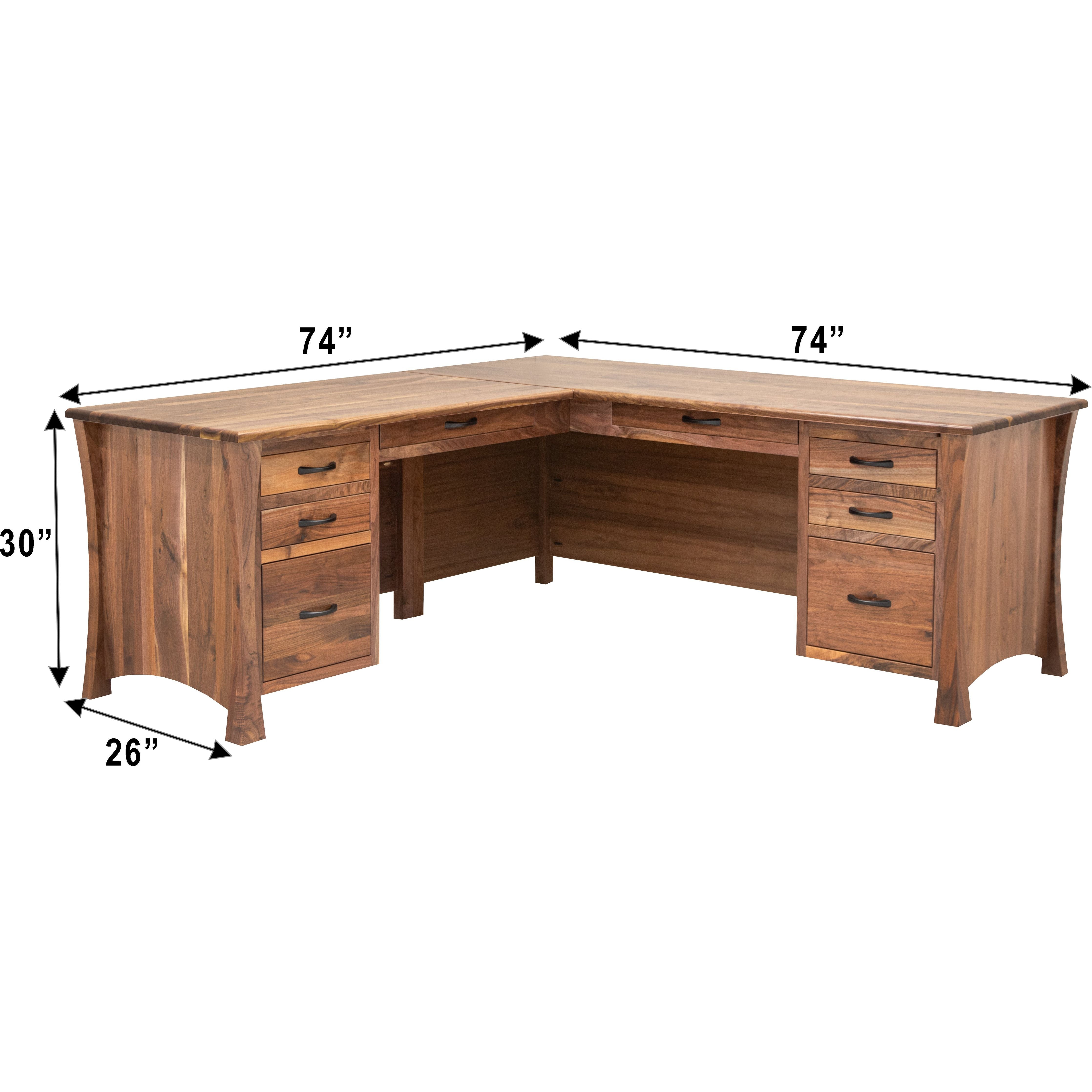 Brooklyn L Desk