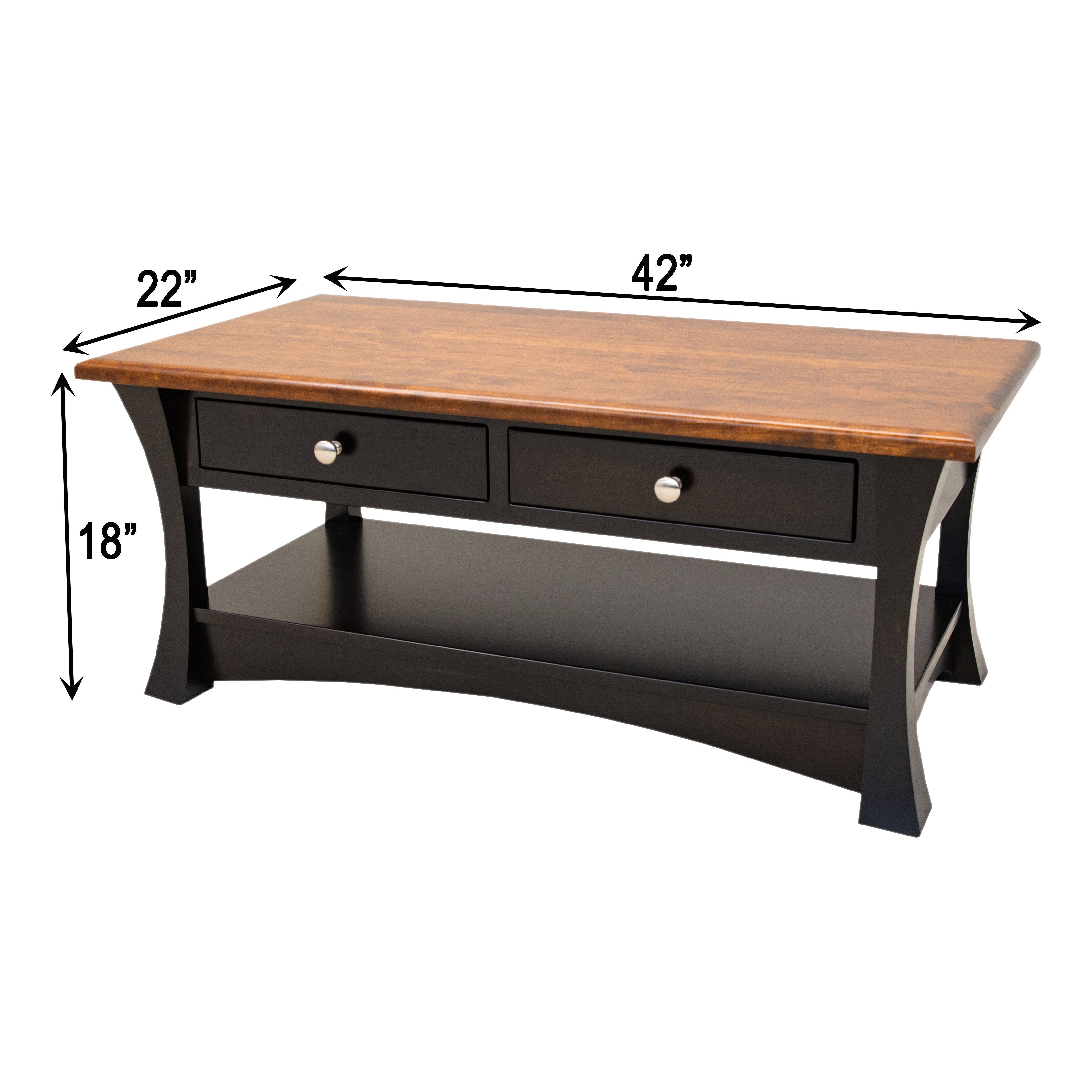 Brooklyn Rectangle Open Coffee Table