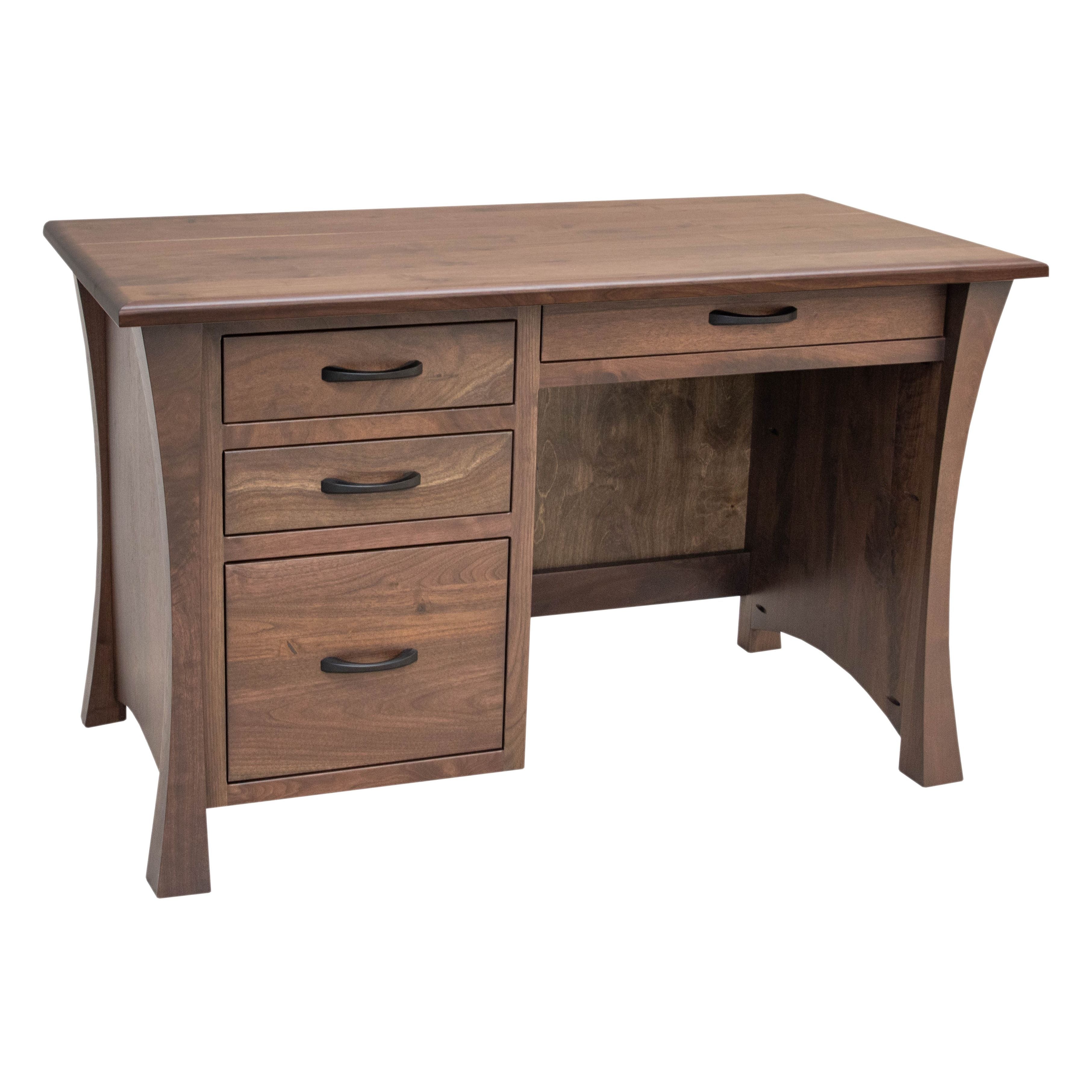 Brooklyn Small Walnut Wood Desk | CO