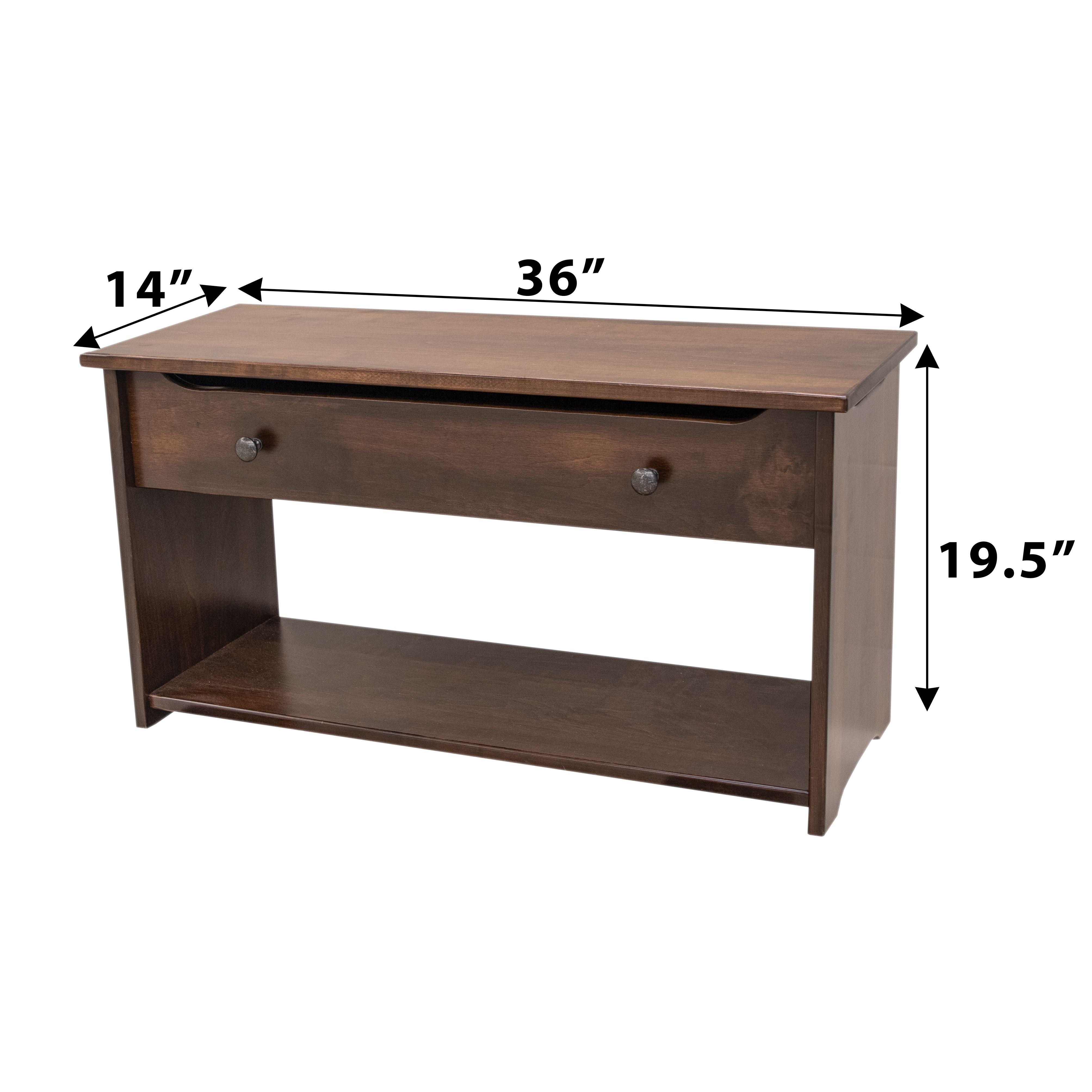 Maple Wood Entry Bench | BV