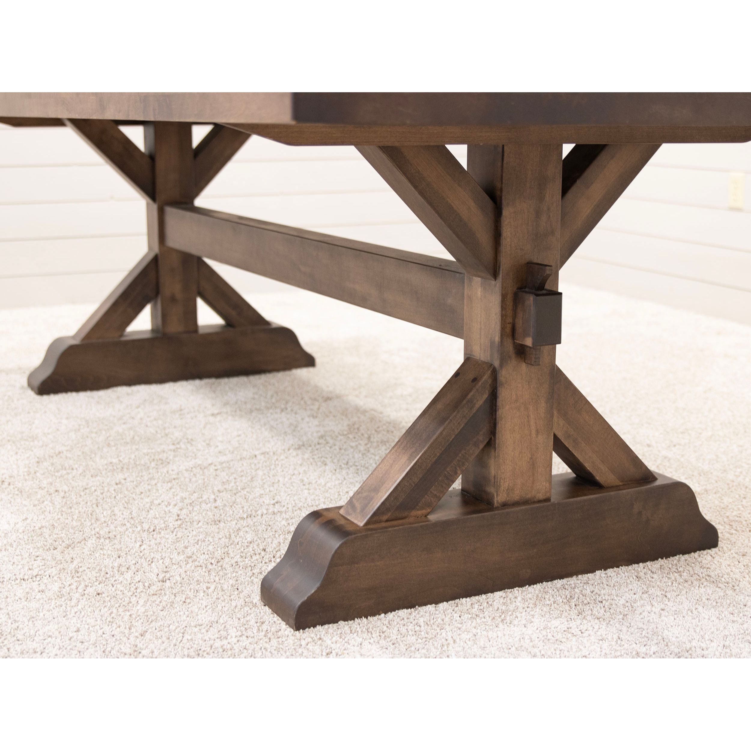 42x98 Farmhouse Trestle Dining Table