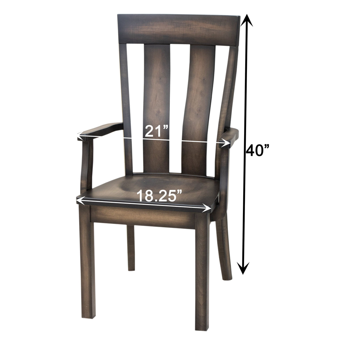 Hampton Arm Dining Chair Dimensions