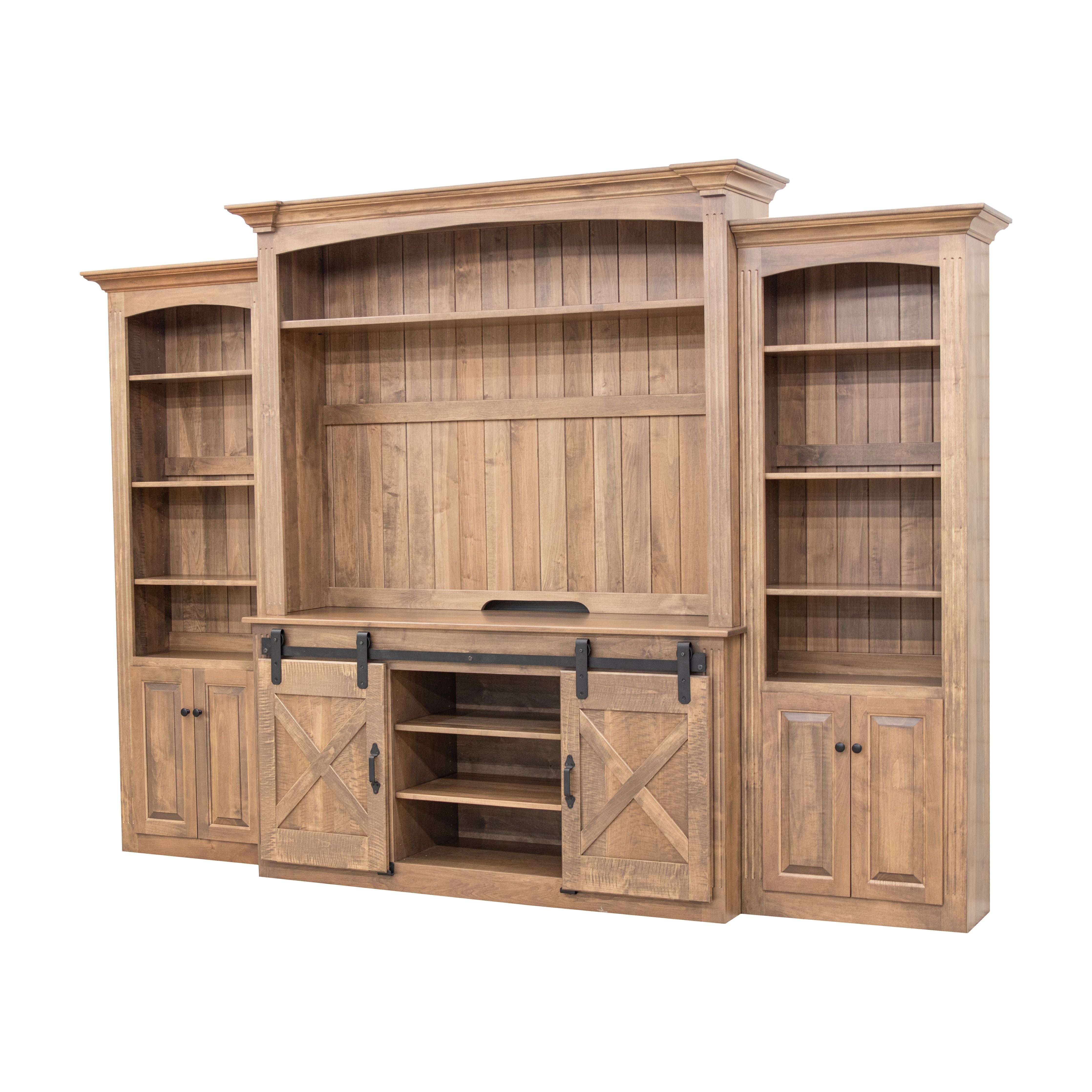 Hampton Barn Door Entertainment Center