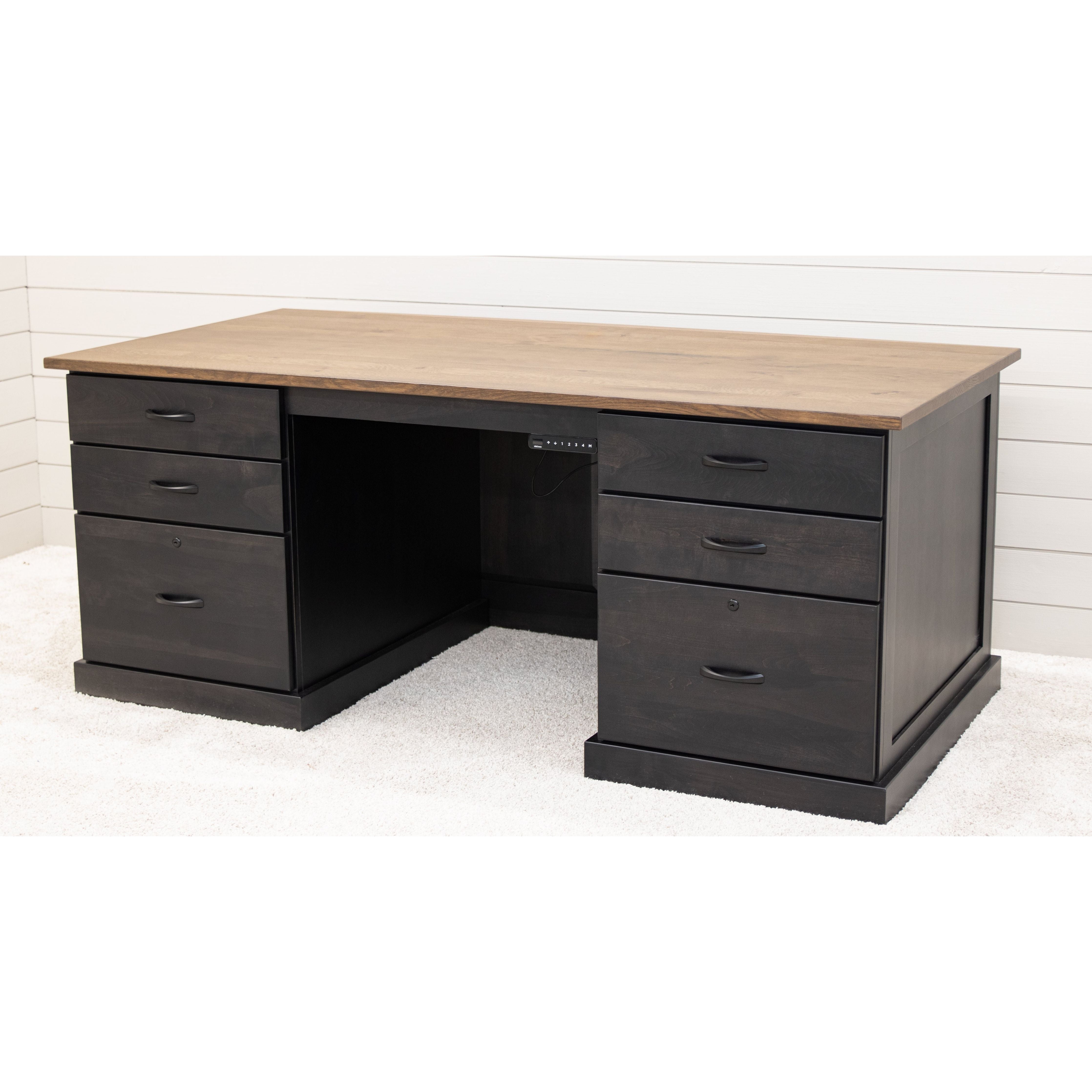 Harrison Adjustable Standing Desk with Drawers