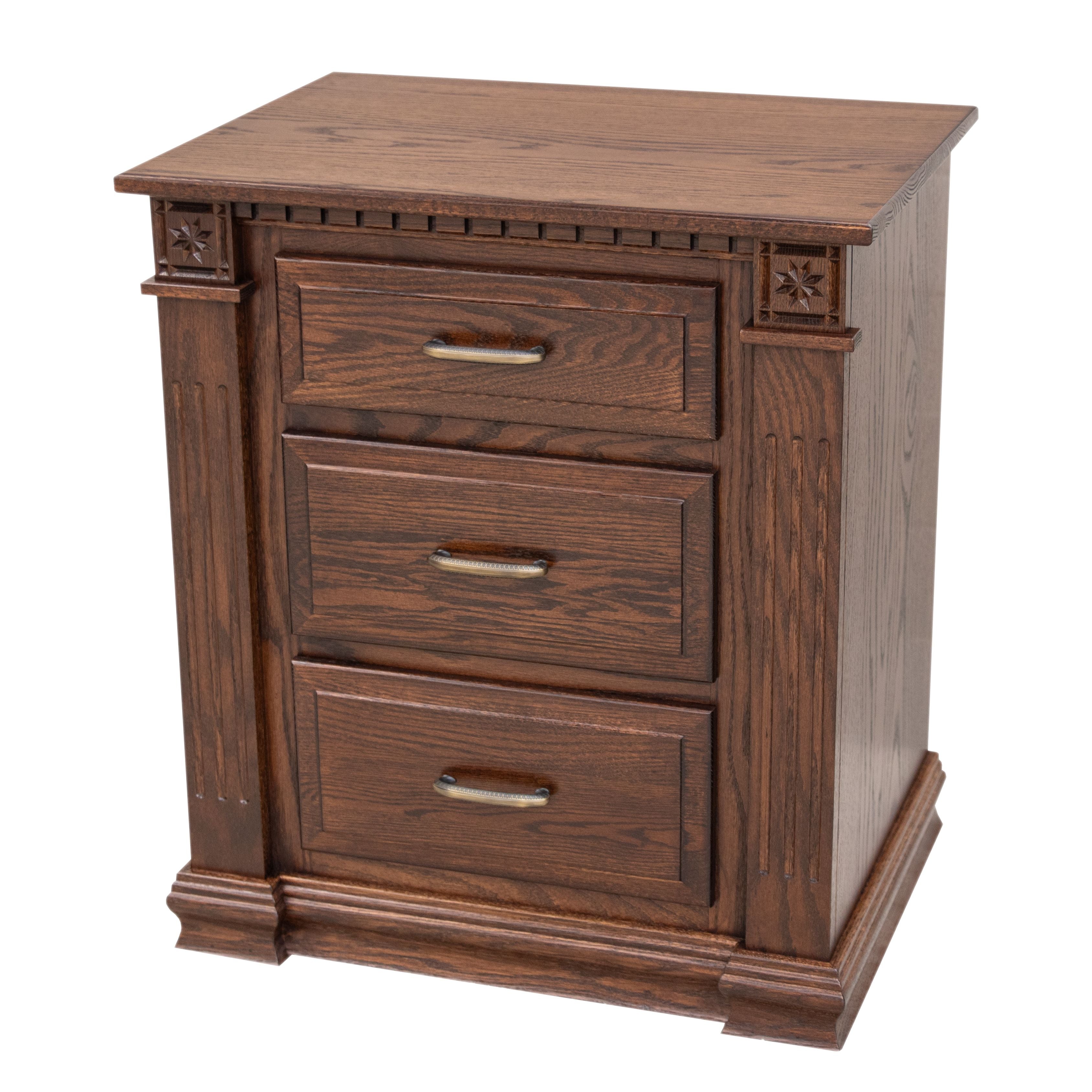 Heirloom 3-Drawer Nightstand