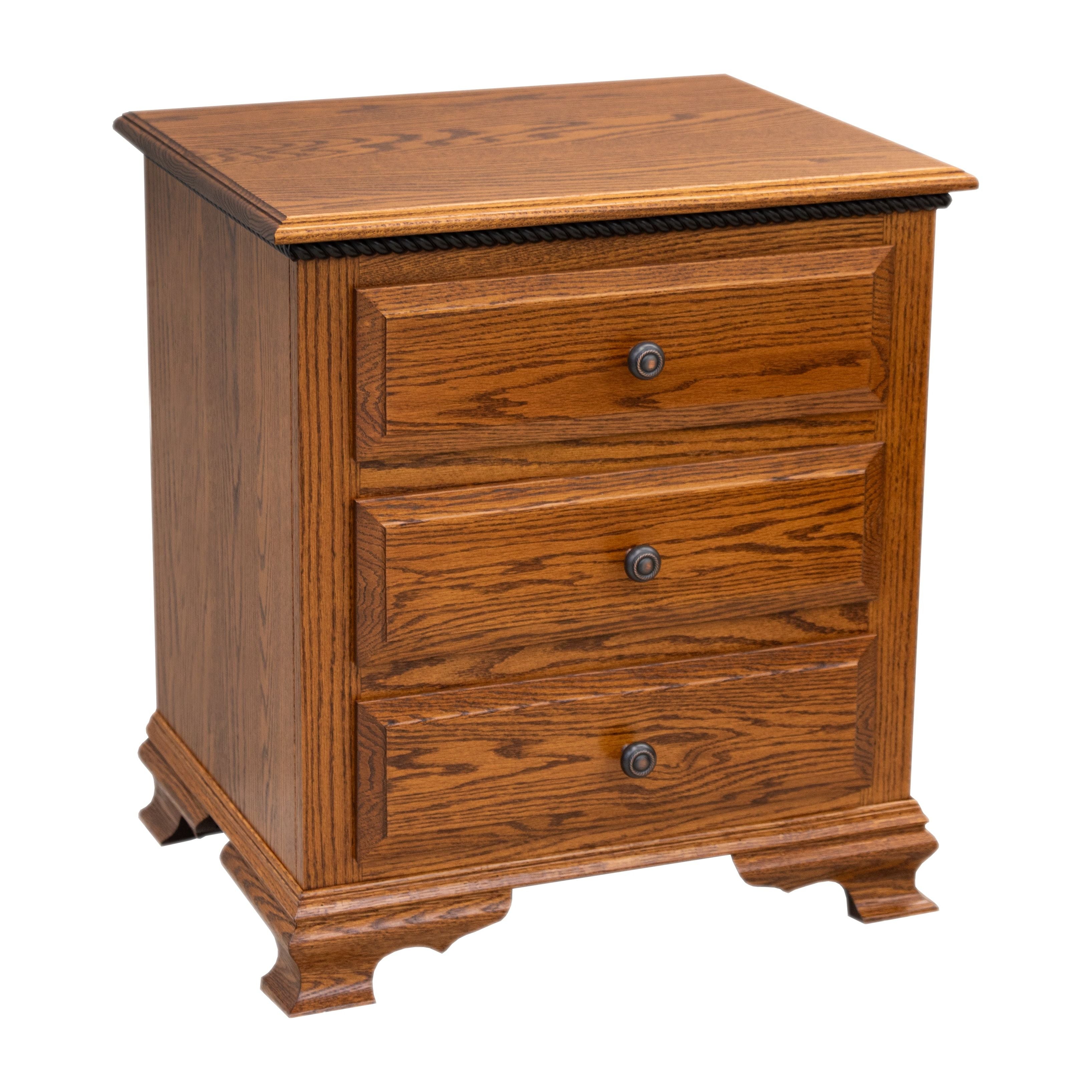 Heritage 3-Drawer Nightstand