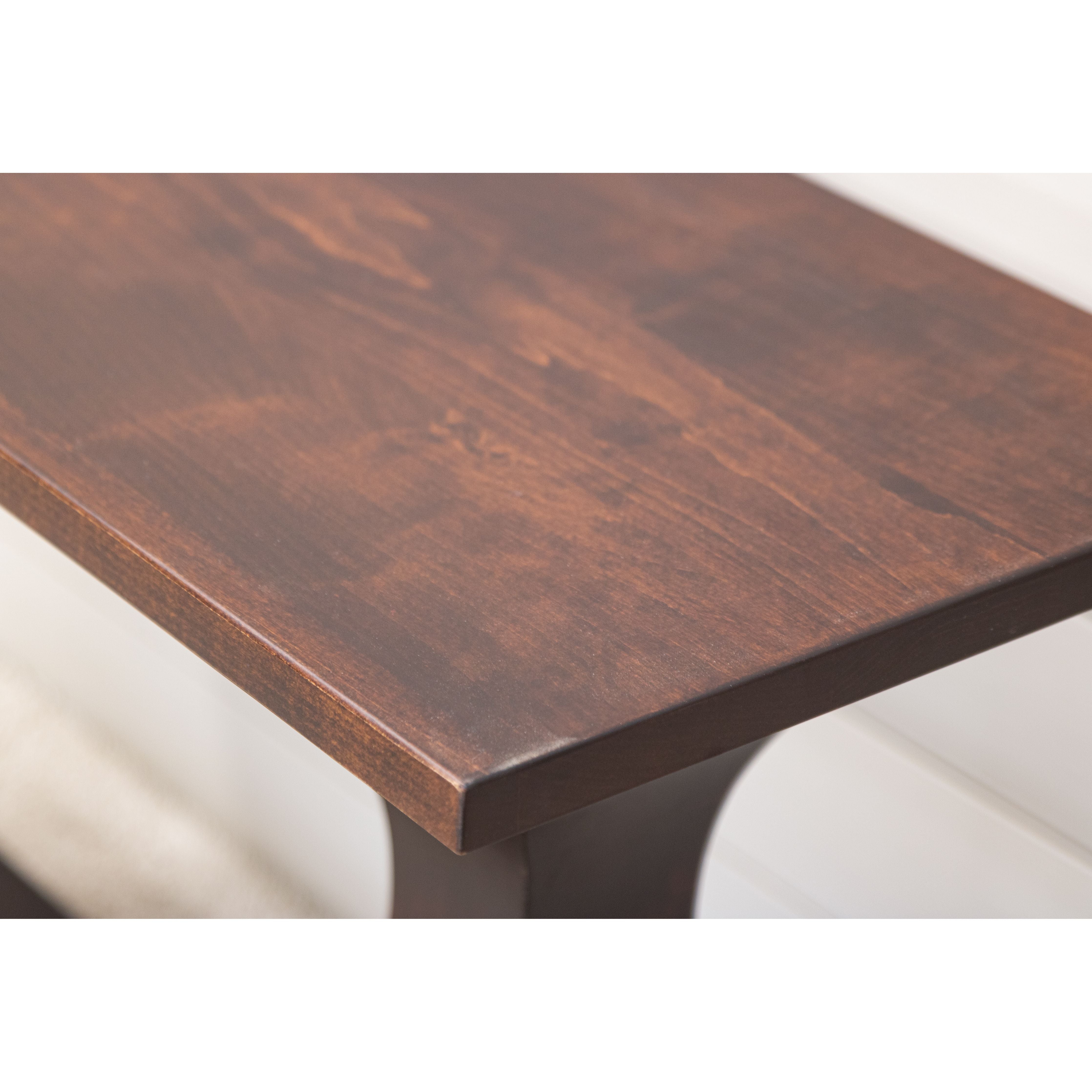 Hillside Maple Wood Pedestal Console Table | RC