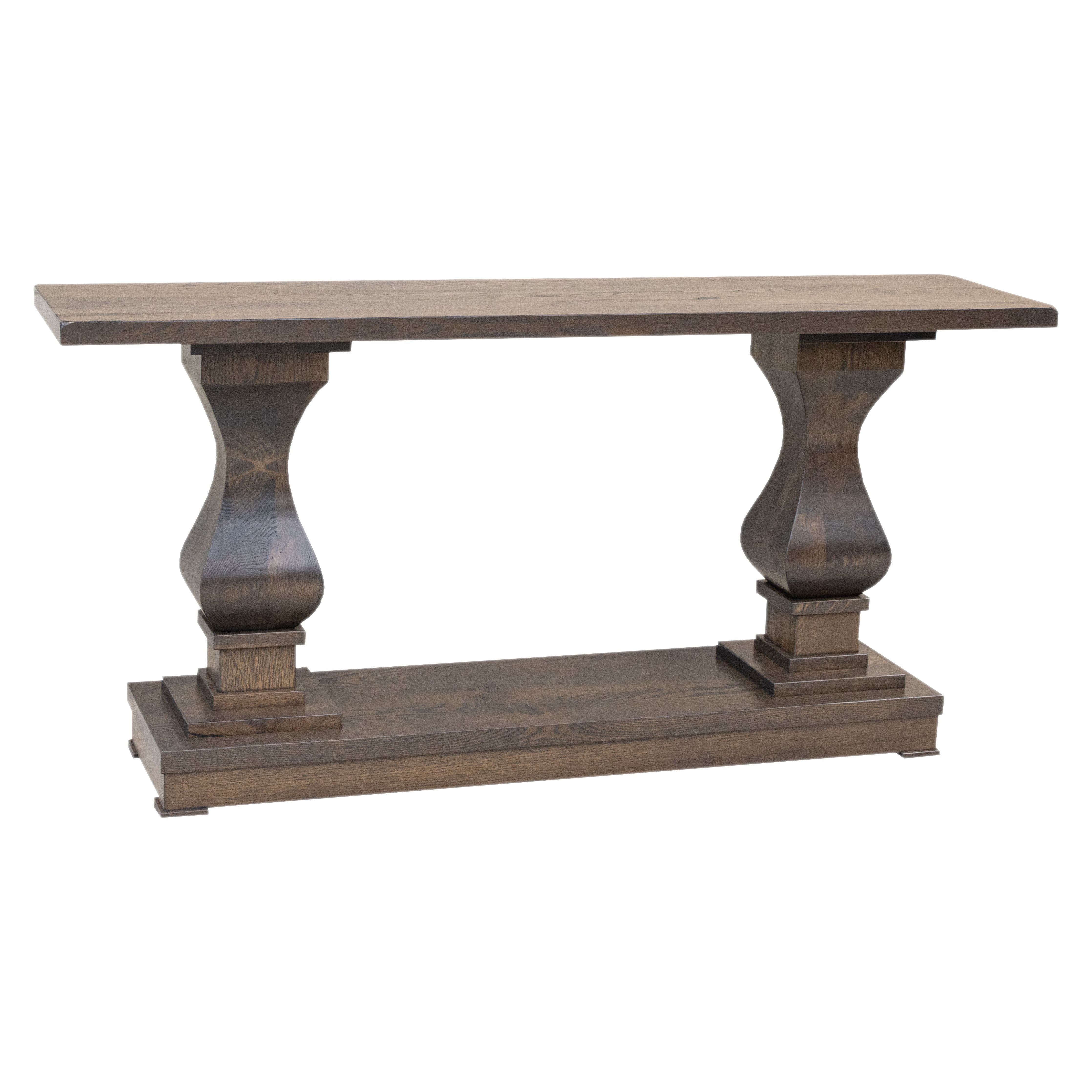 Hillside Pedestal Console Table