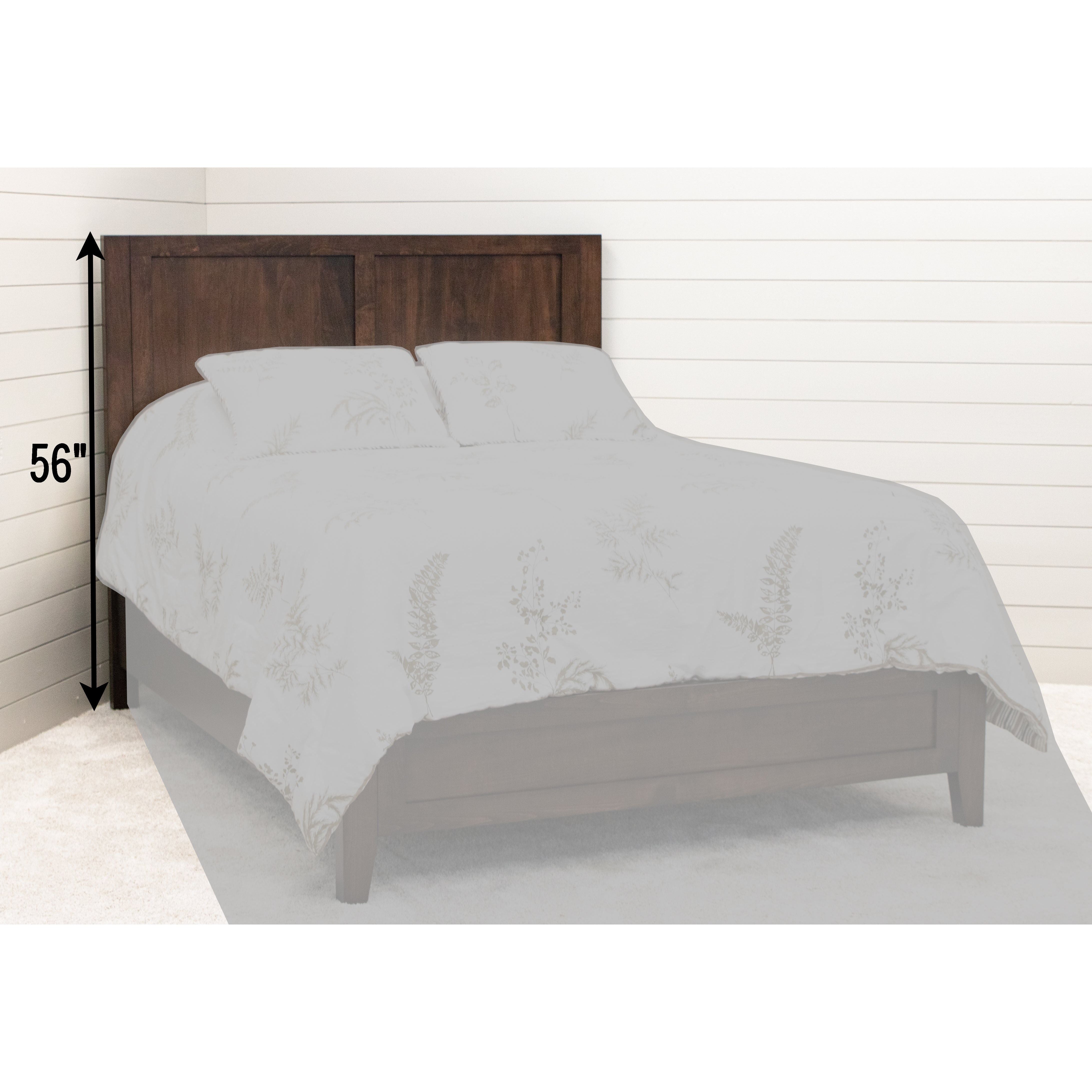 Hilton Solid Wood Panel Headboard Only