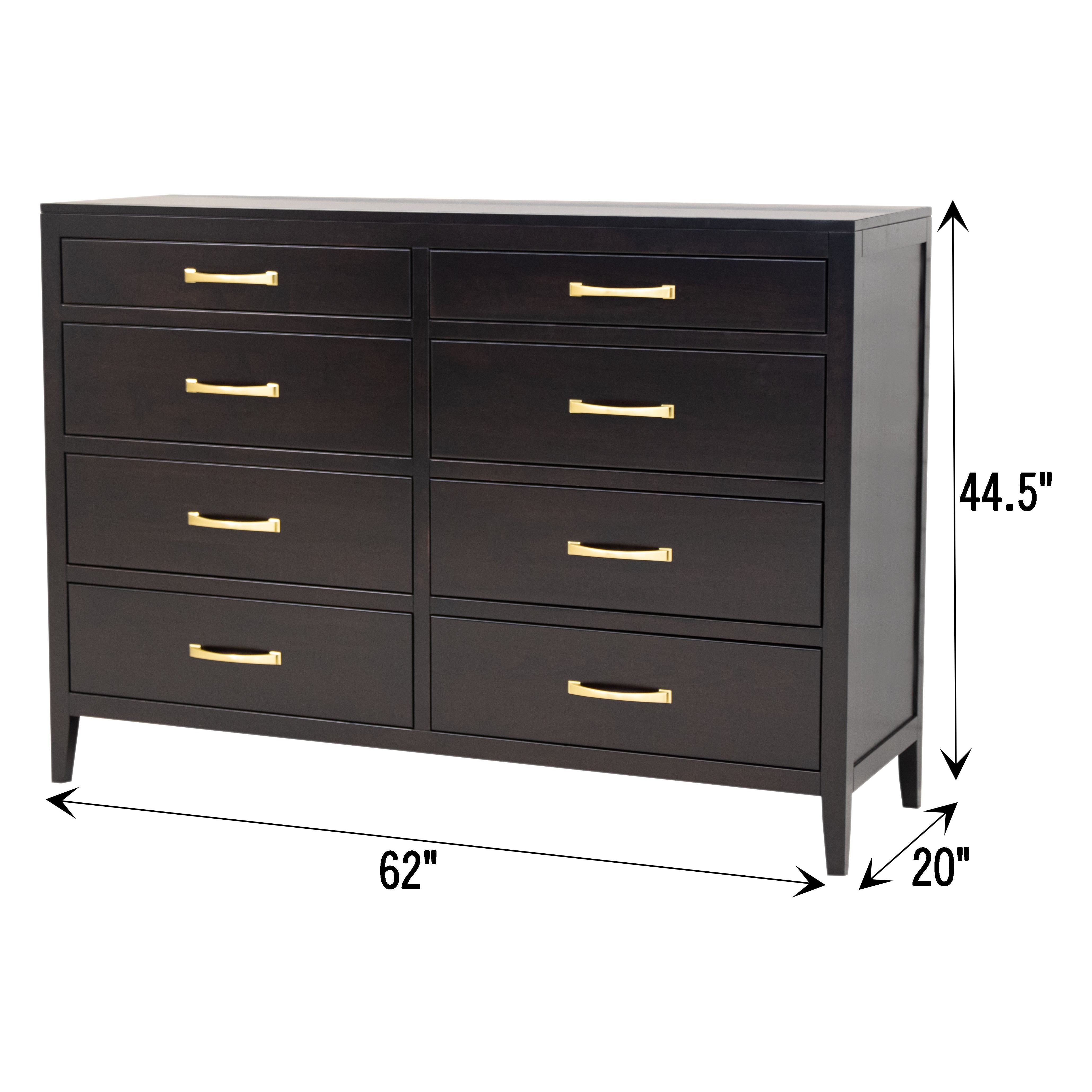 Hilton 8-Drawer Tall Dresser