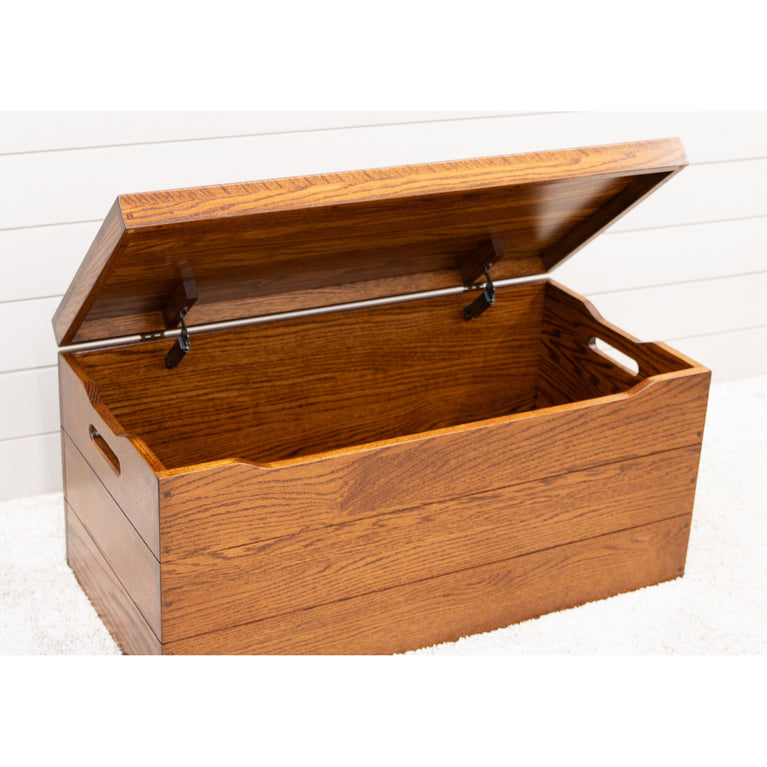 Hobby Toy Box in Solid Oak Wood