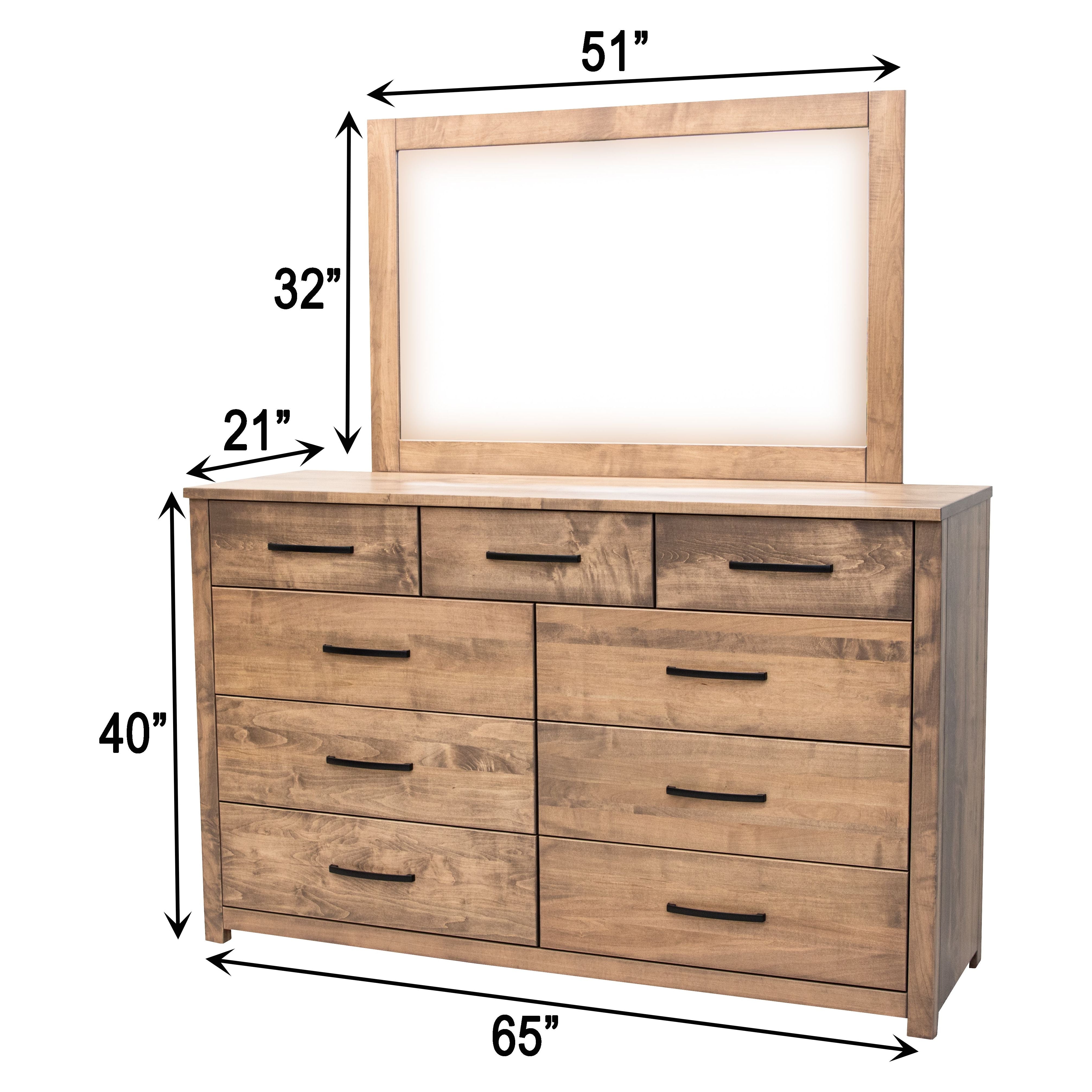 Hudson 9-Drawer Tall Dresser