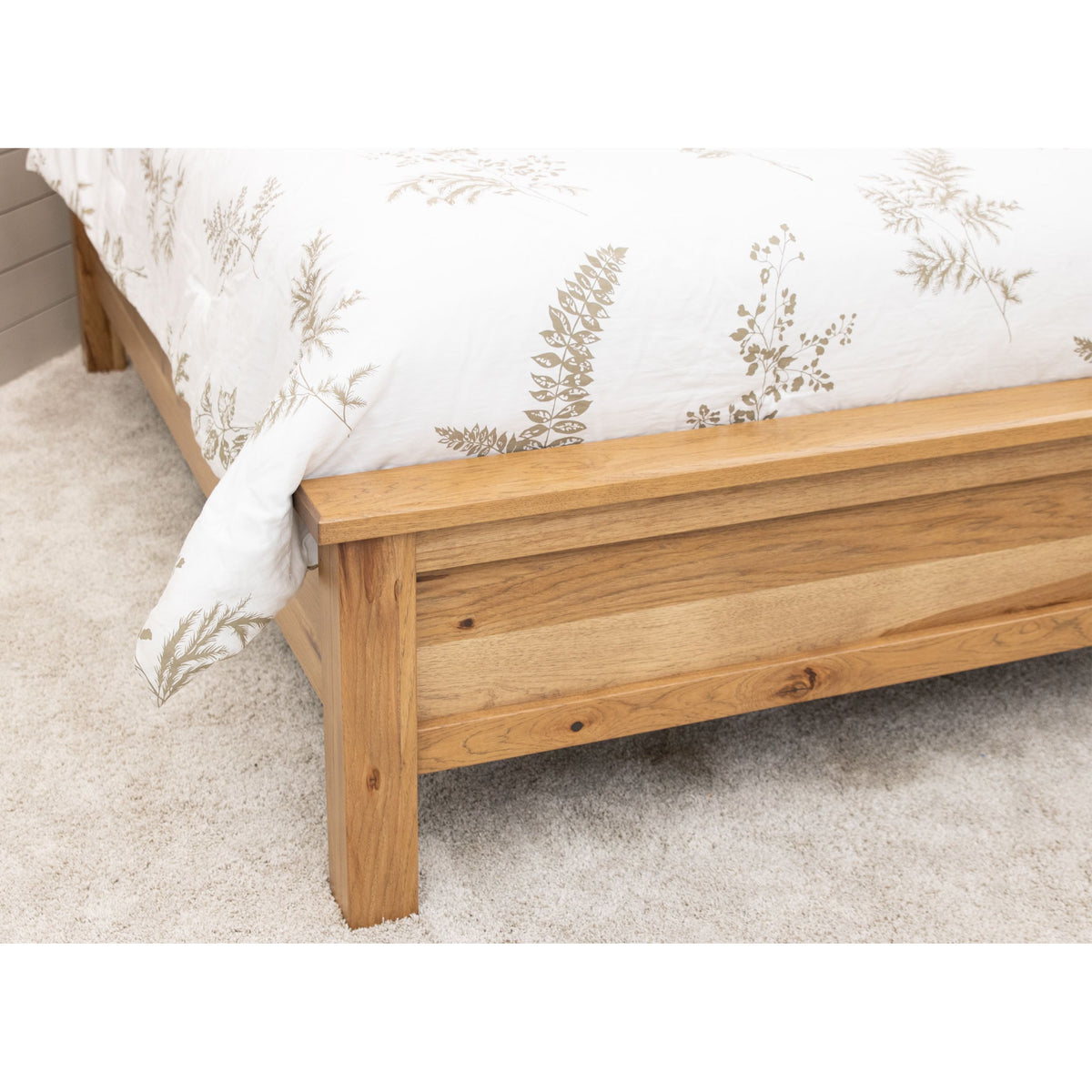 Jackson Queen Hickory Wood Storage Platform Bed | WB