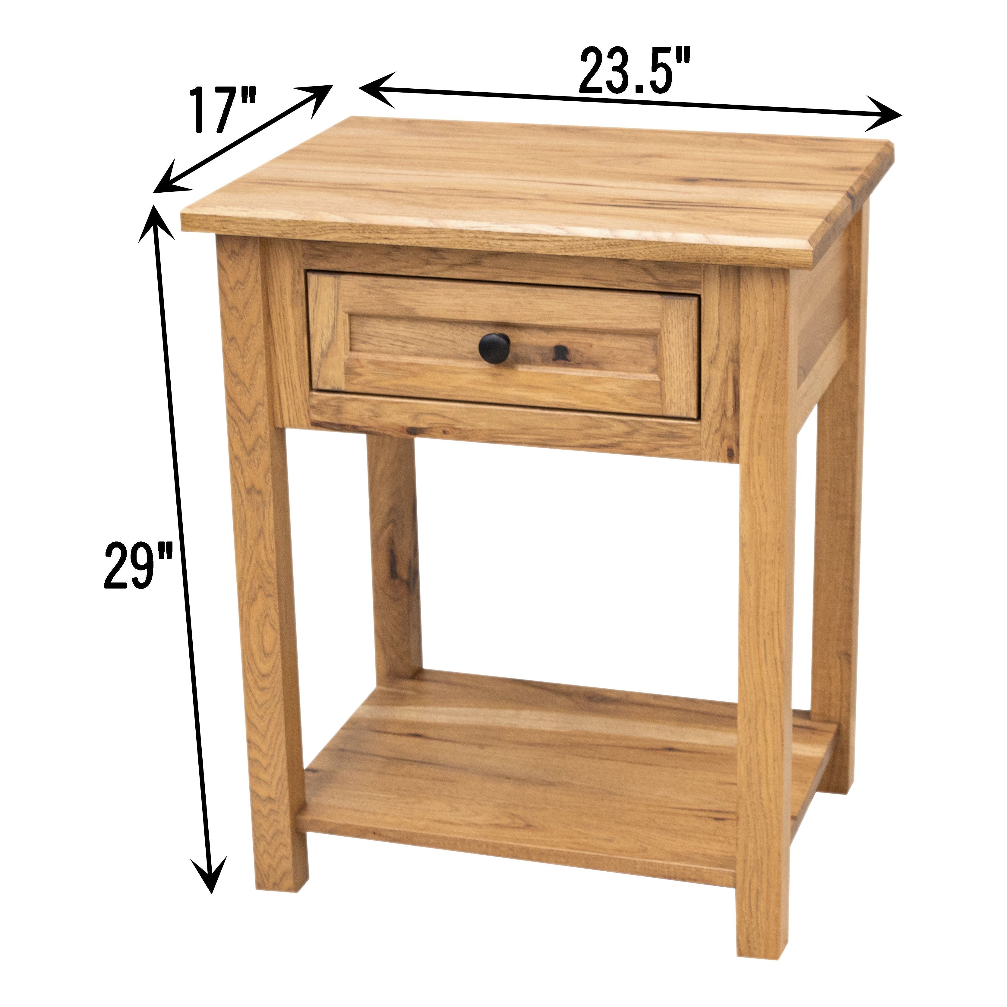Jackson 1-Drawer, Open Nightstand