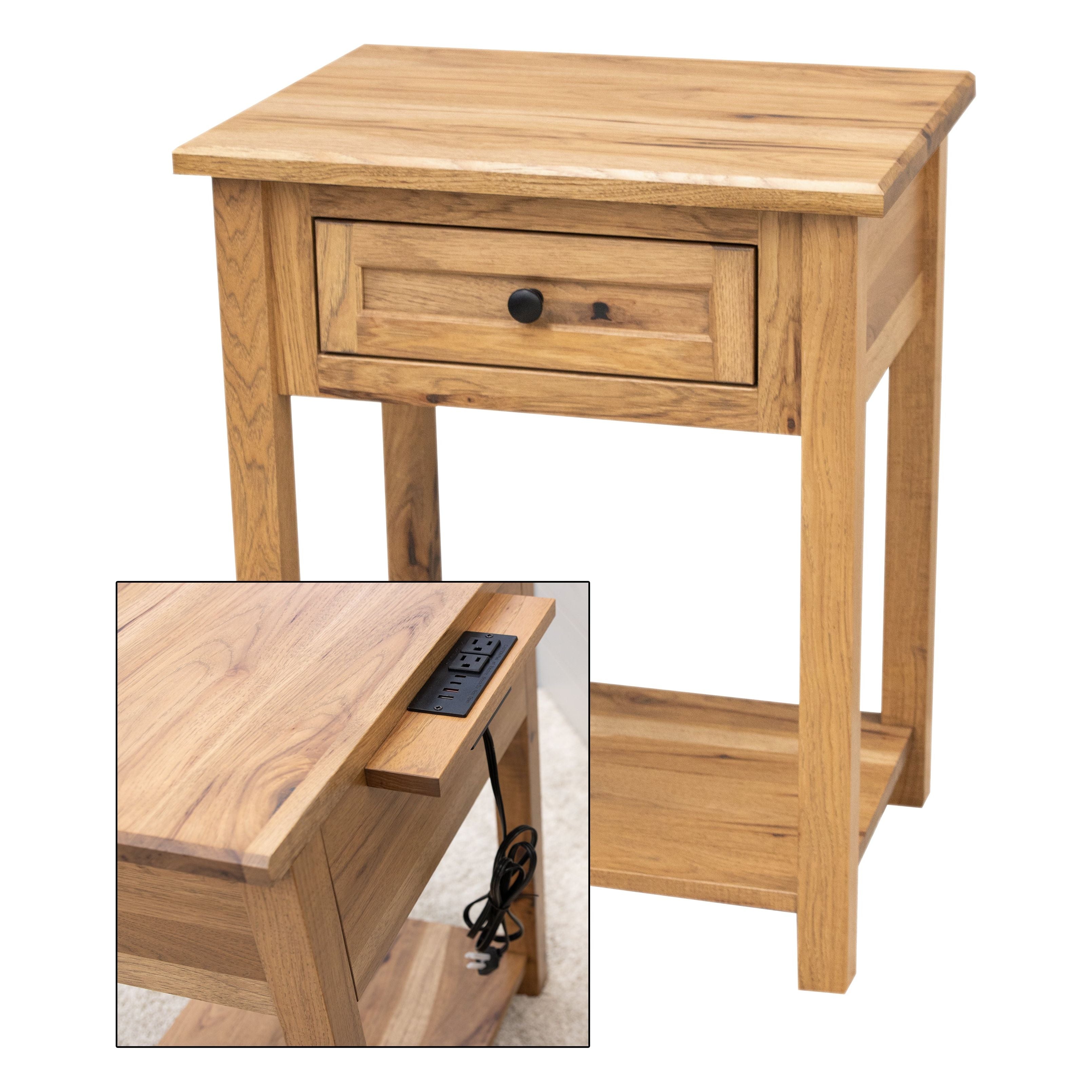 Jackson 1-Drawer, Open Nightstand