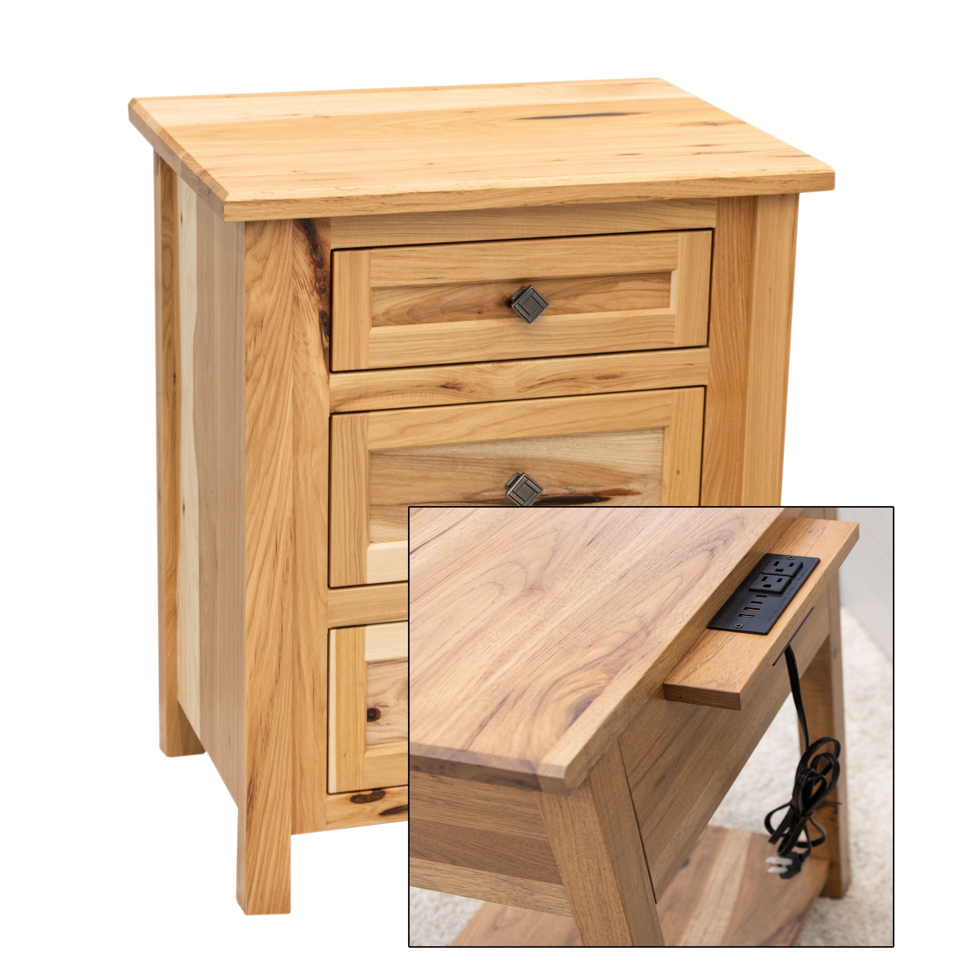 Jackson 3-Drawer Nightstand