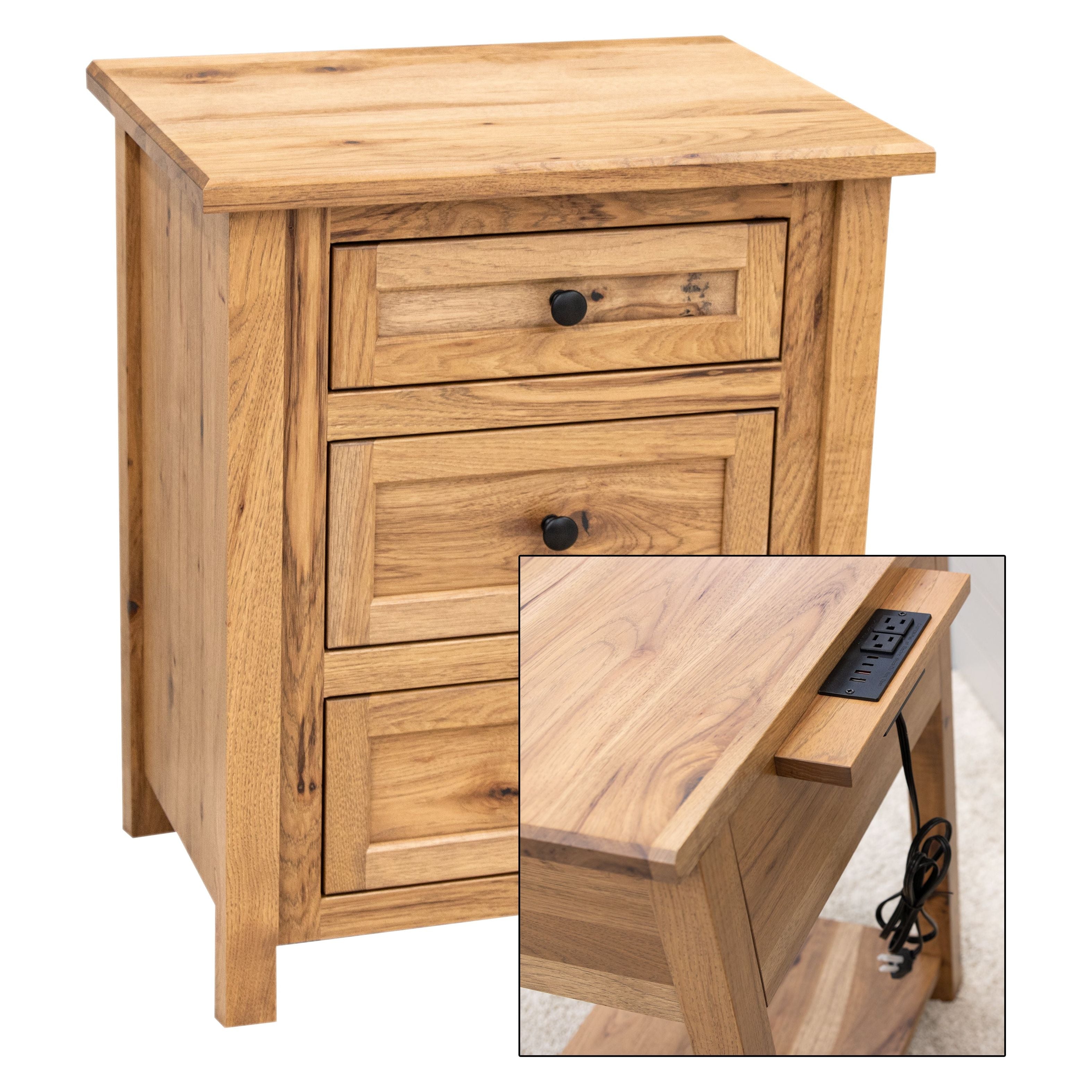 Jackson 3-Drawer Nightstand