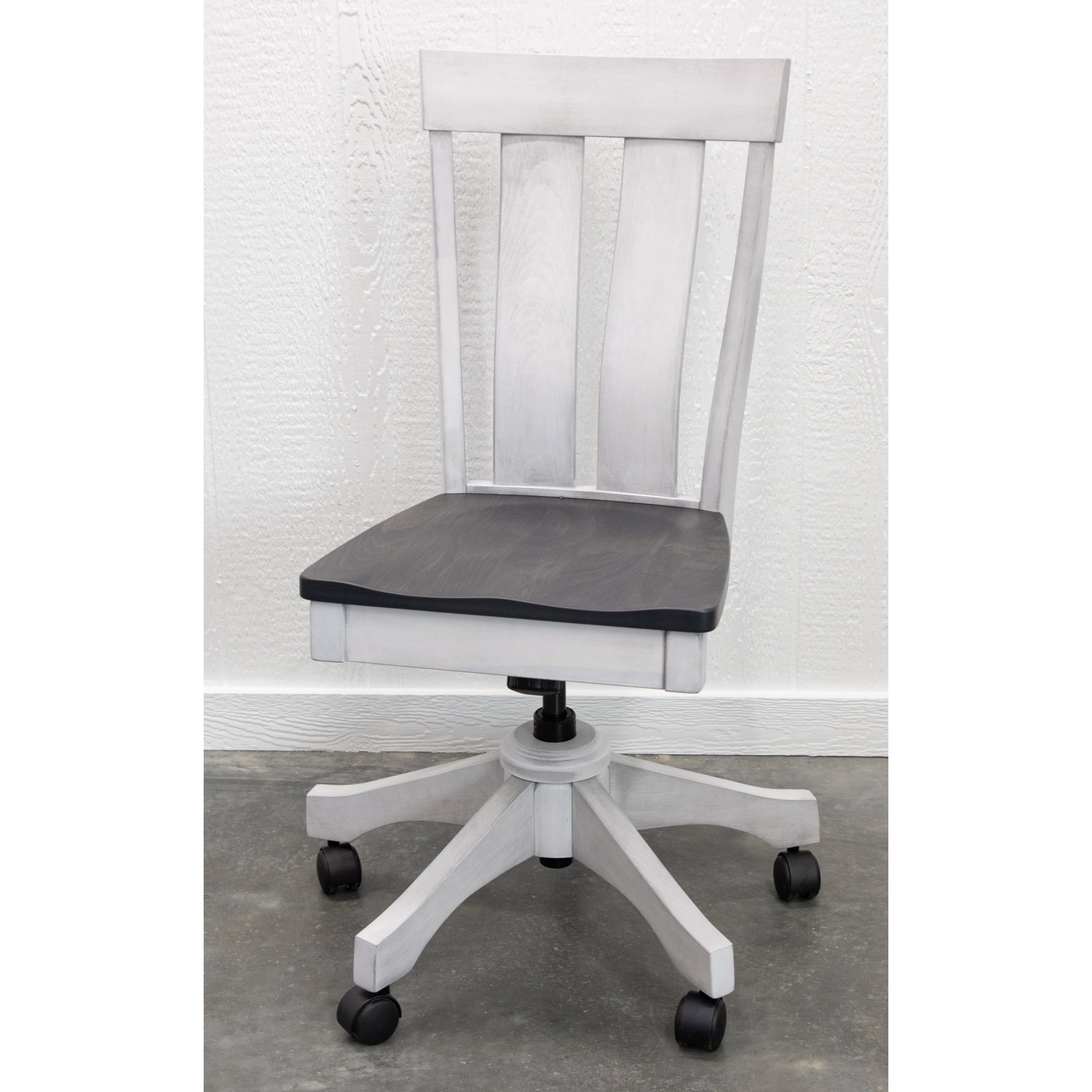 Kinglet Office Chair with Wood Seat