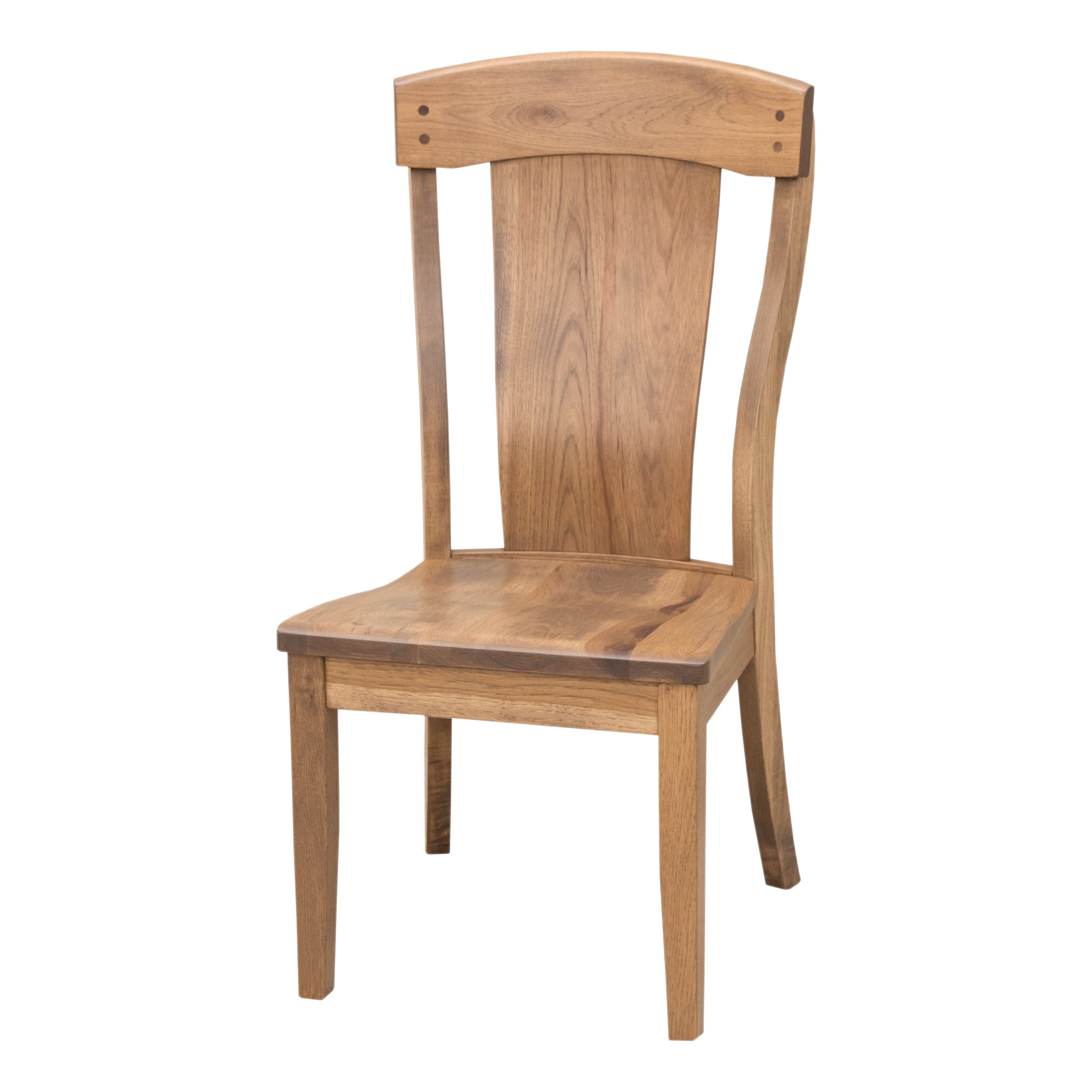 Alexandria Hickory Wood Dining Table Set for 6-8