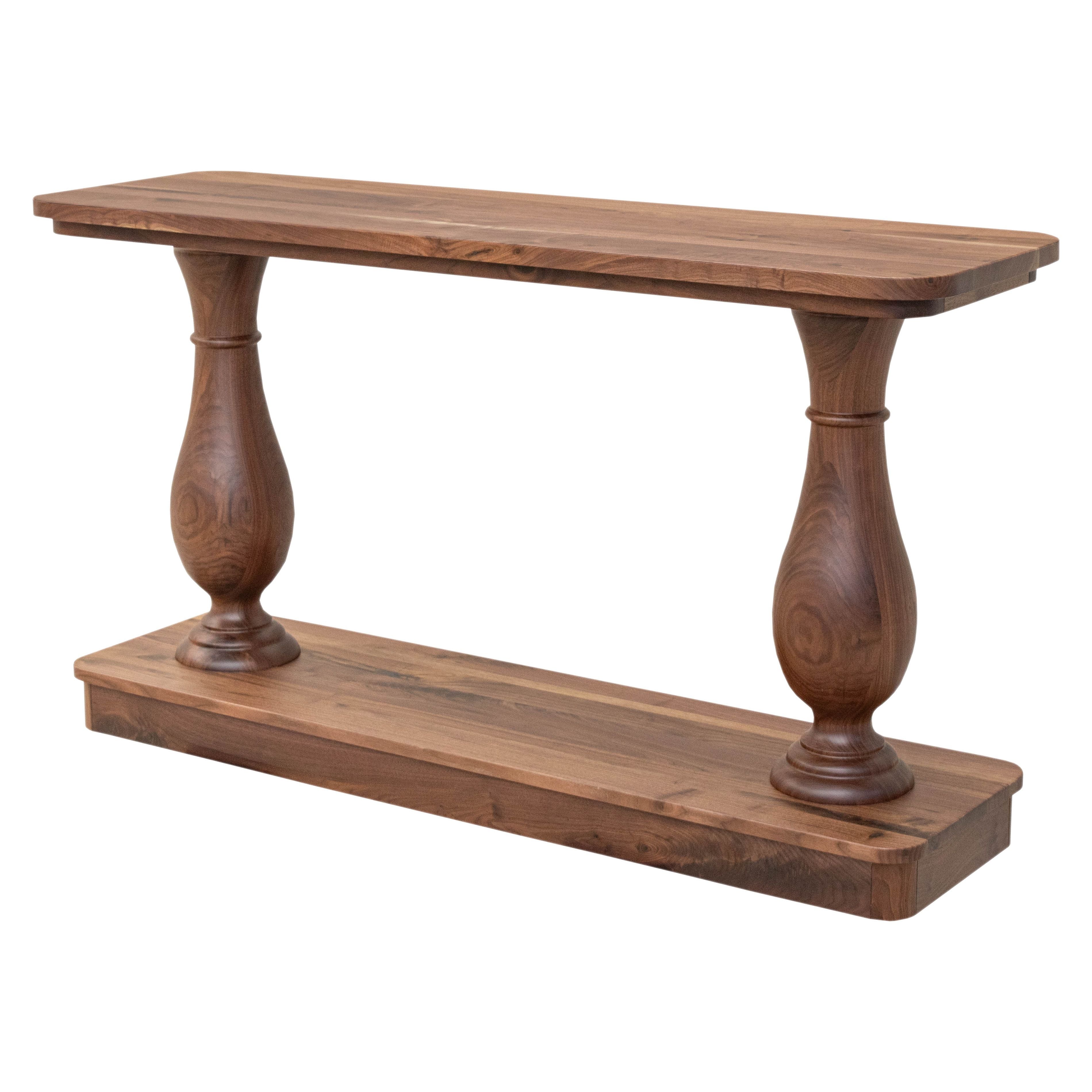 Lexington Baluster Walnut Wood Sofa Table | NAT