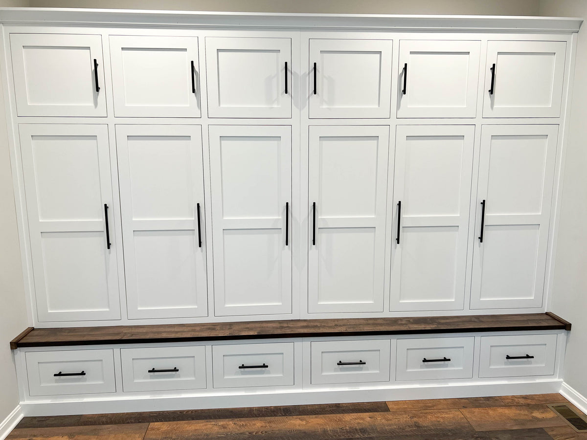Lockers Custom Design Customer's space with final installed project
