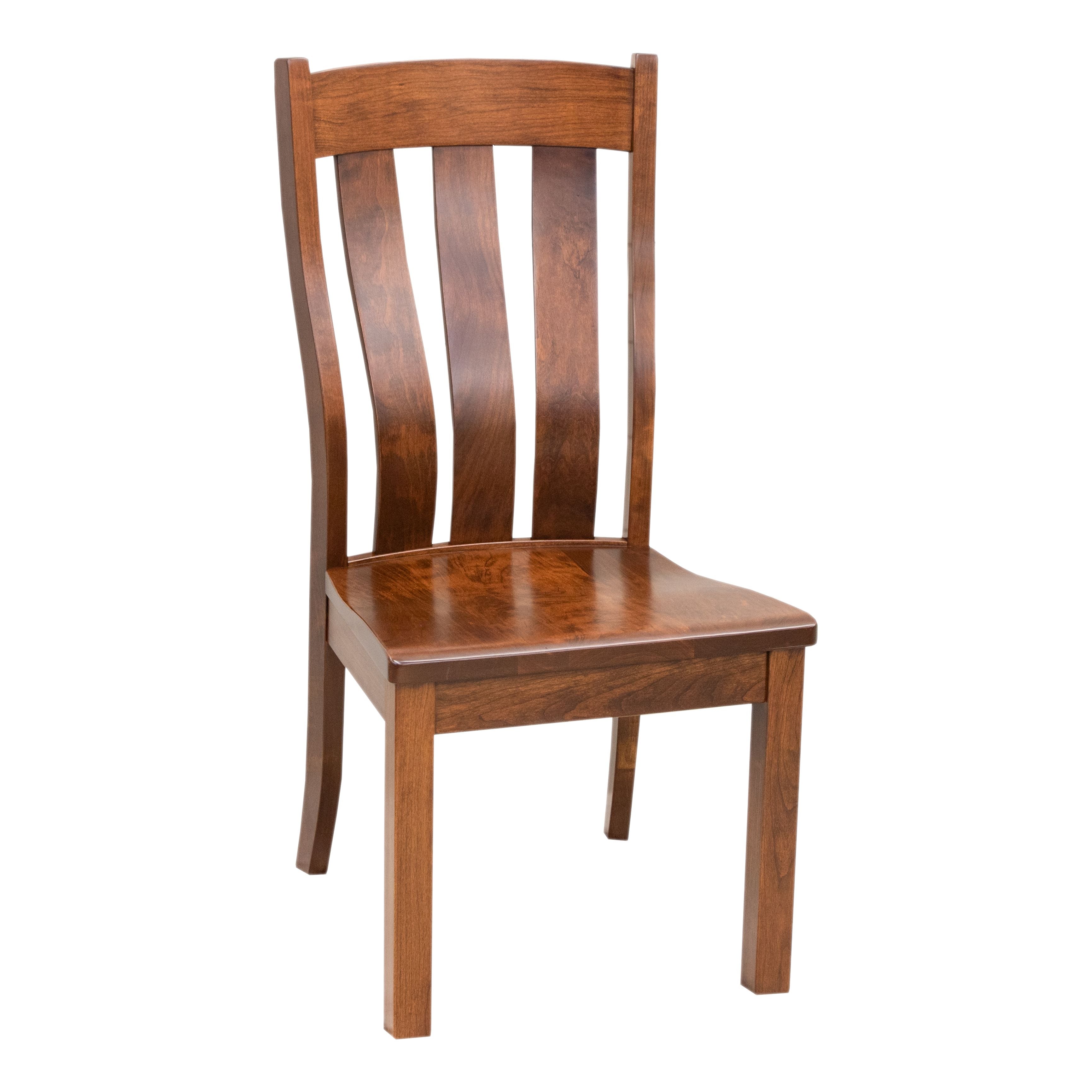 Logan Cherry Wood Side Dining Chair in Michael's Cherry Color