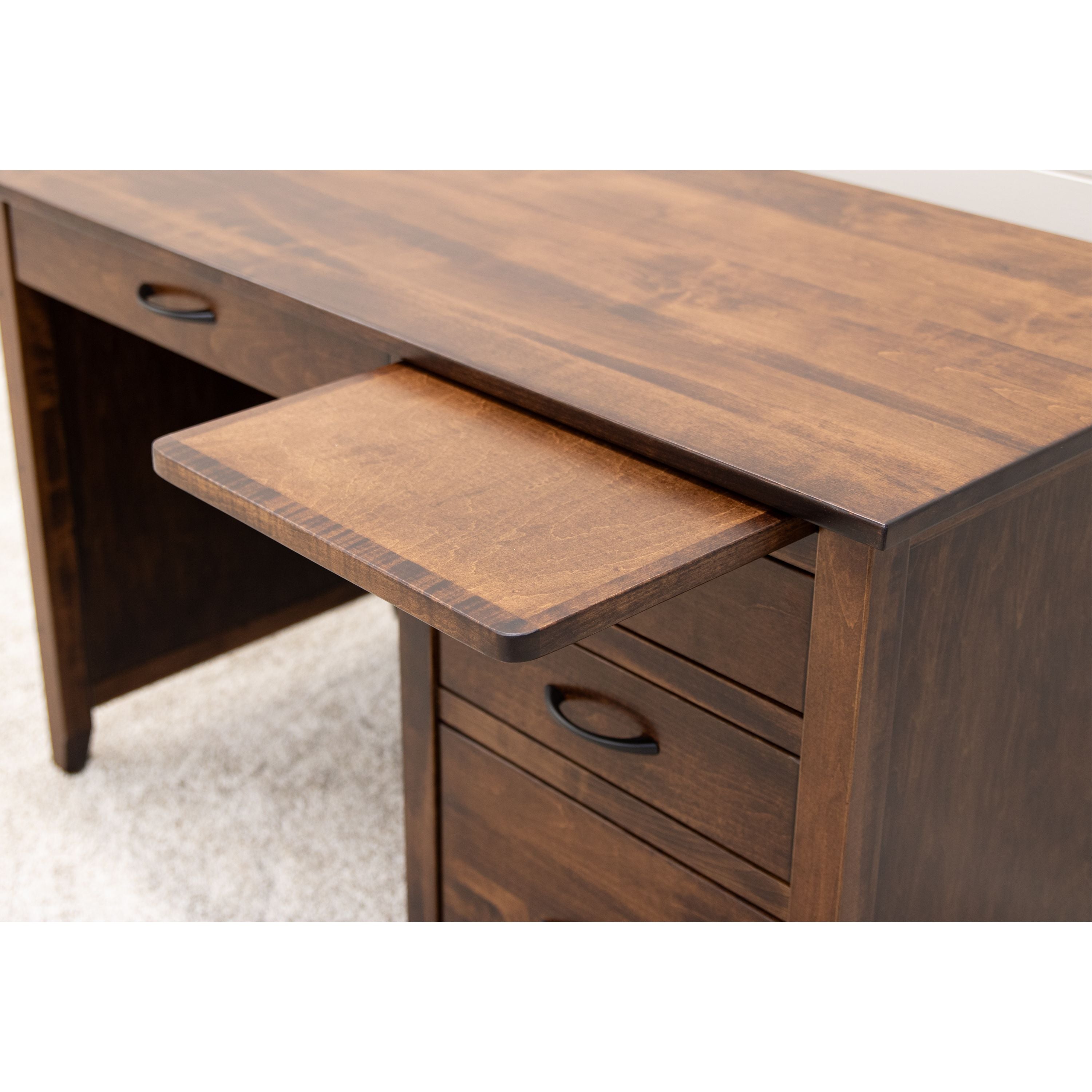 Manhattan Small Maple Wood Desk | ASB